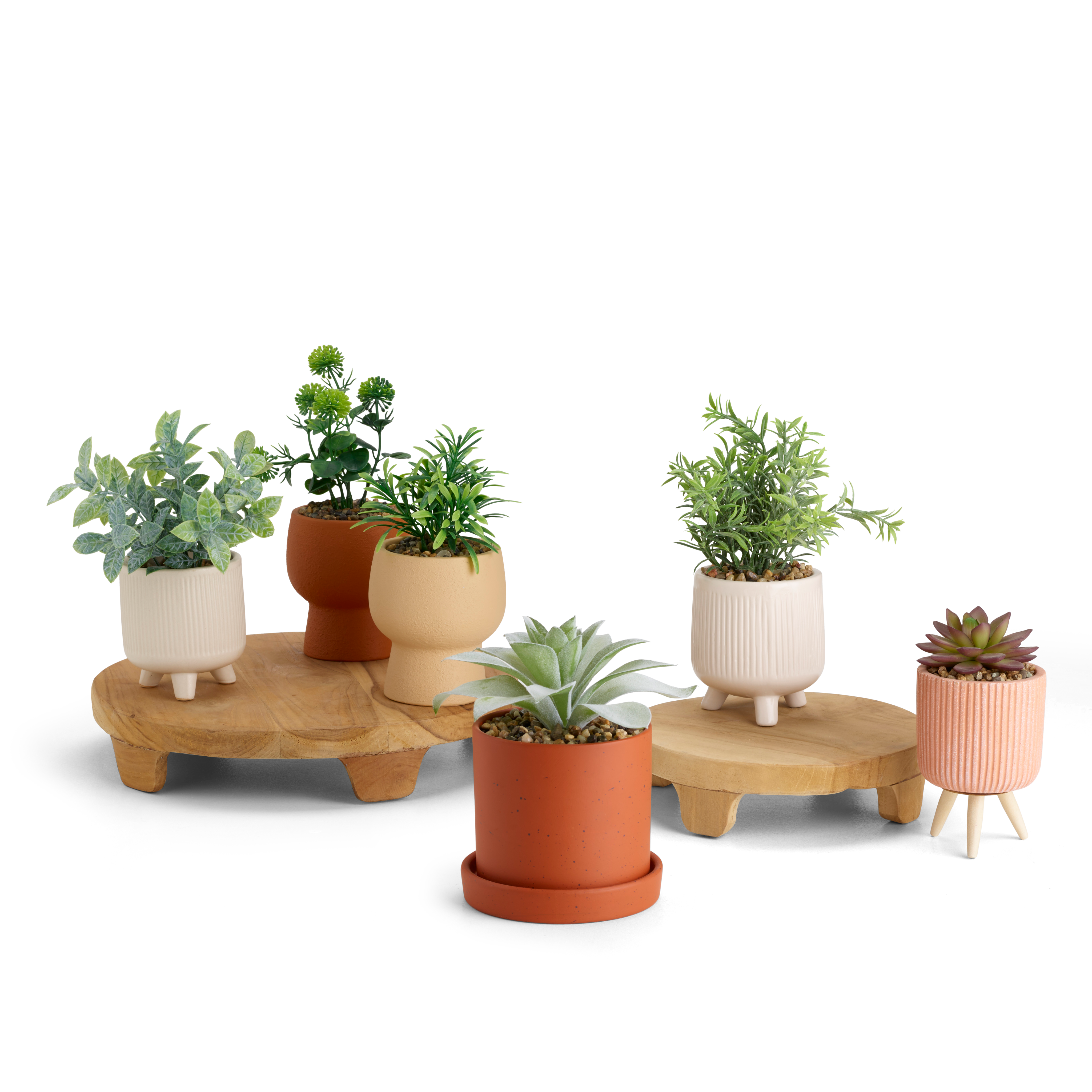 CERA Kunstplant diverse kleurenH 18 cm - Ø 8 cm