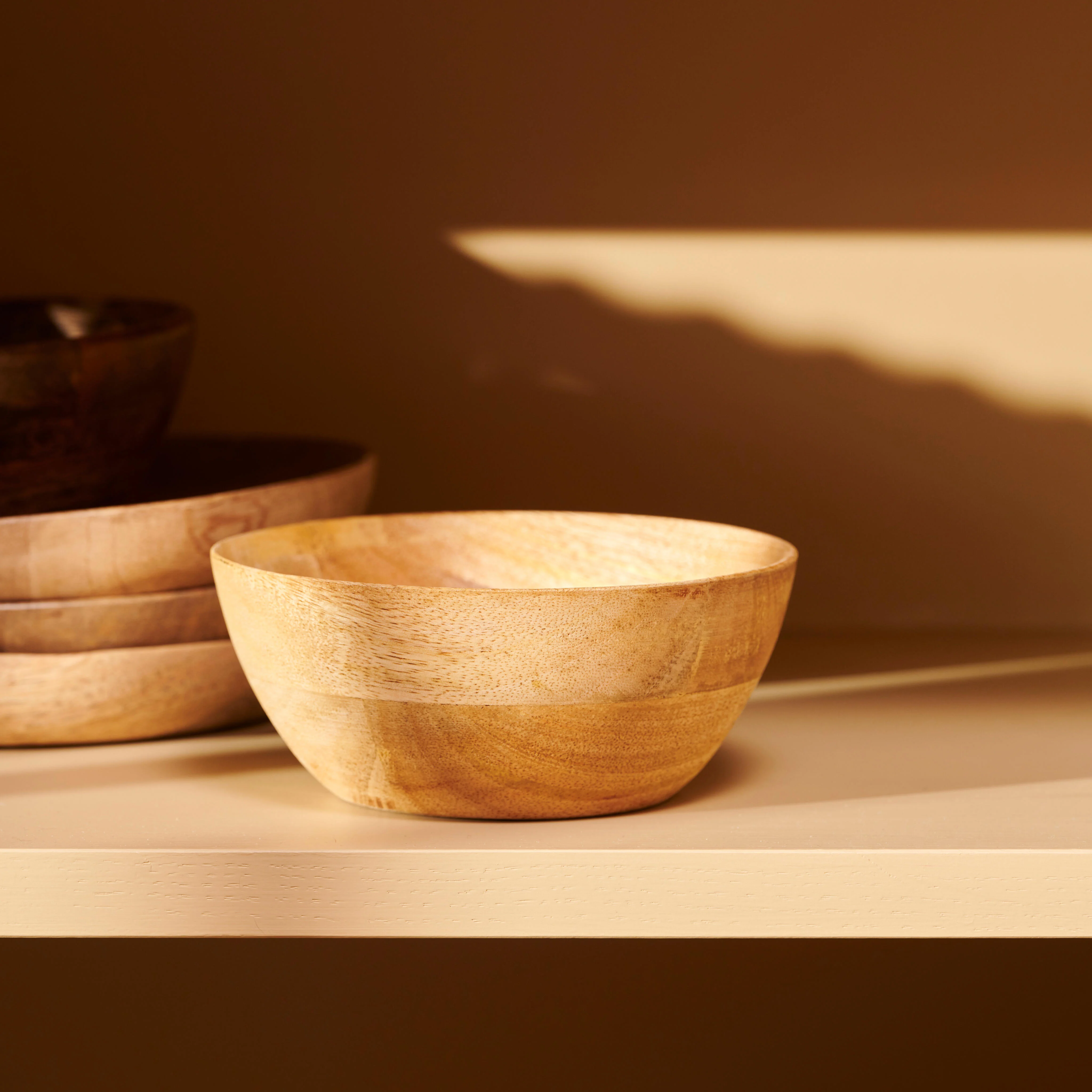 PURE LUXURY Bowl naturel - set van 6 H 6 cm - Ø 15 cm