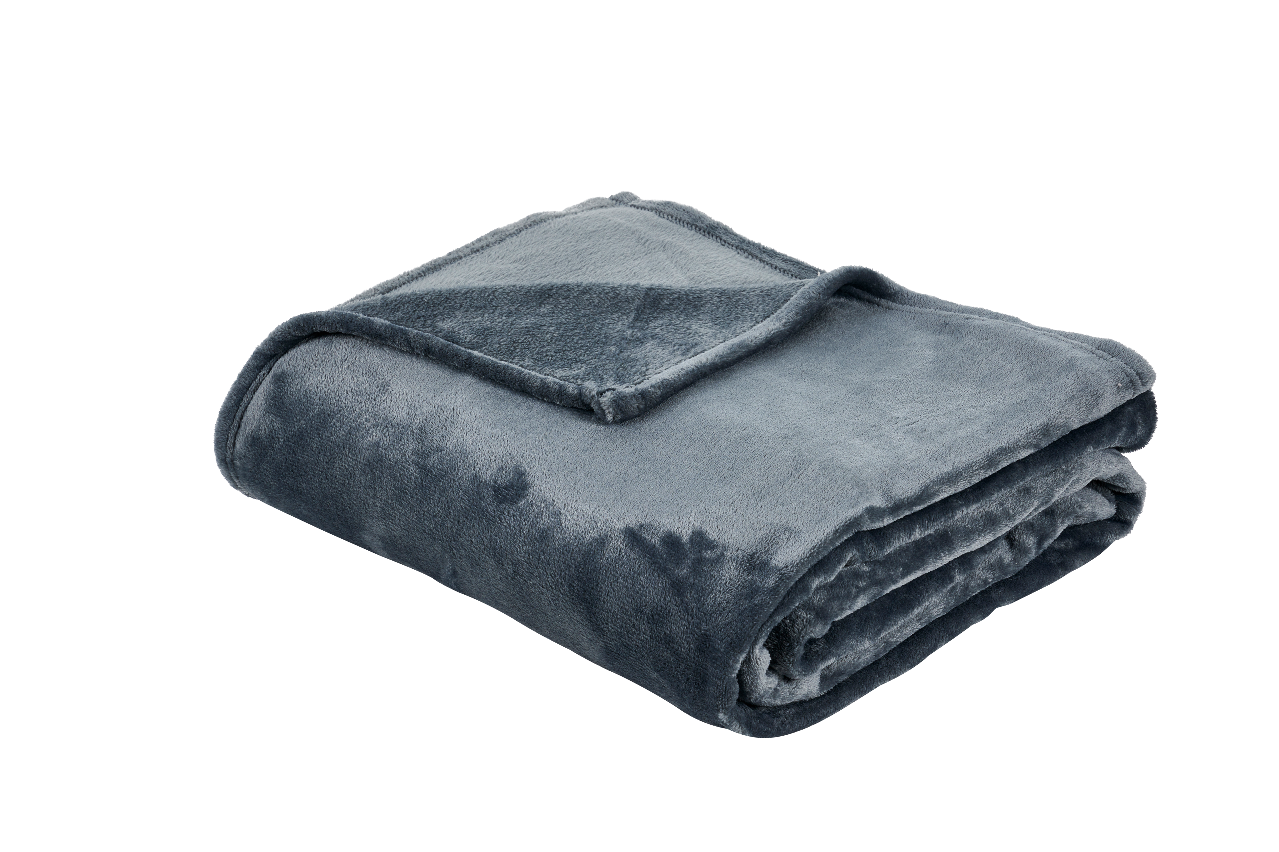 FLANELLA Plaid grijsB 200 x L 240 cm