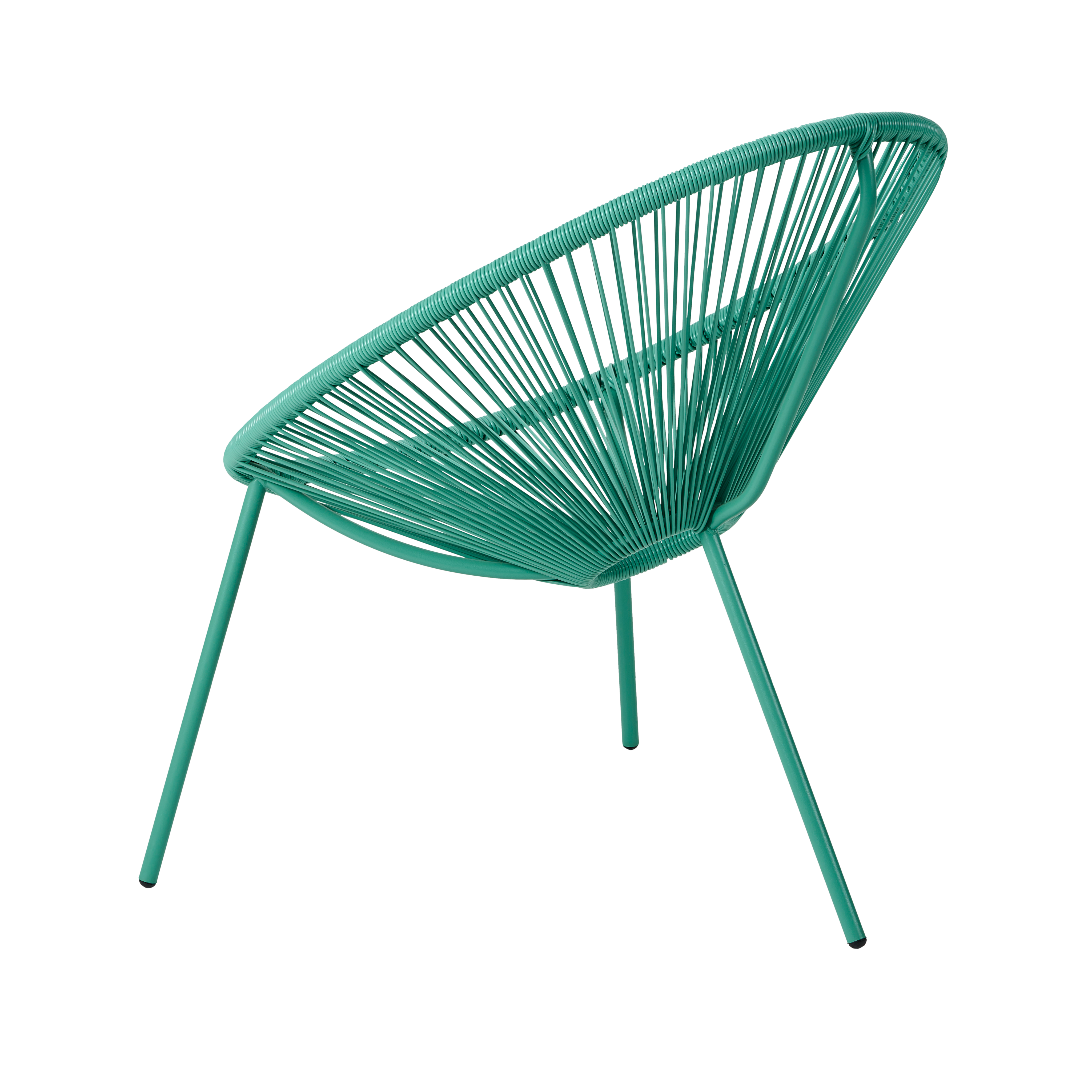 ACAPULCO Lounge stoel aquaH 82 x B 75 x D 69 cm - CASA