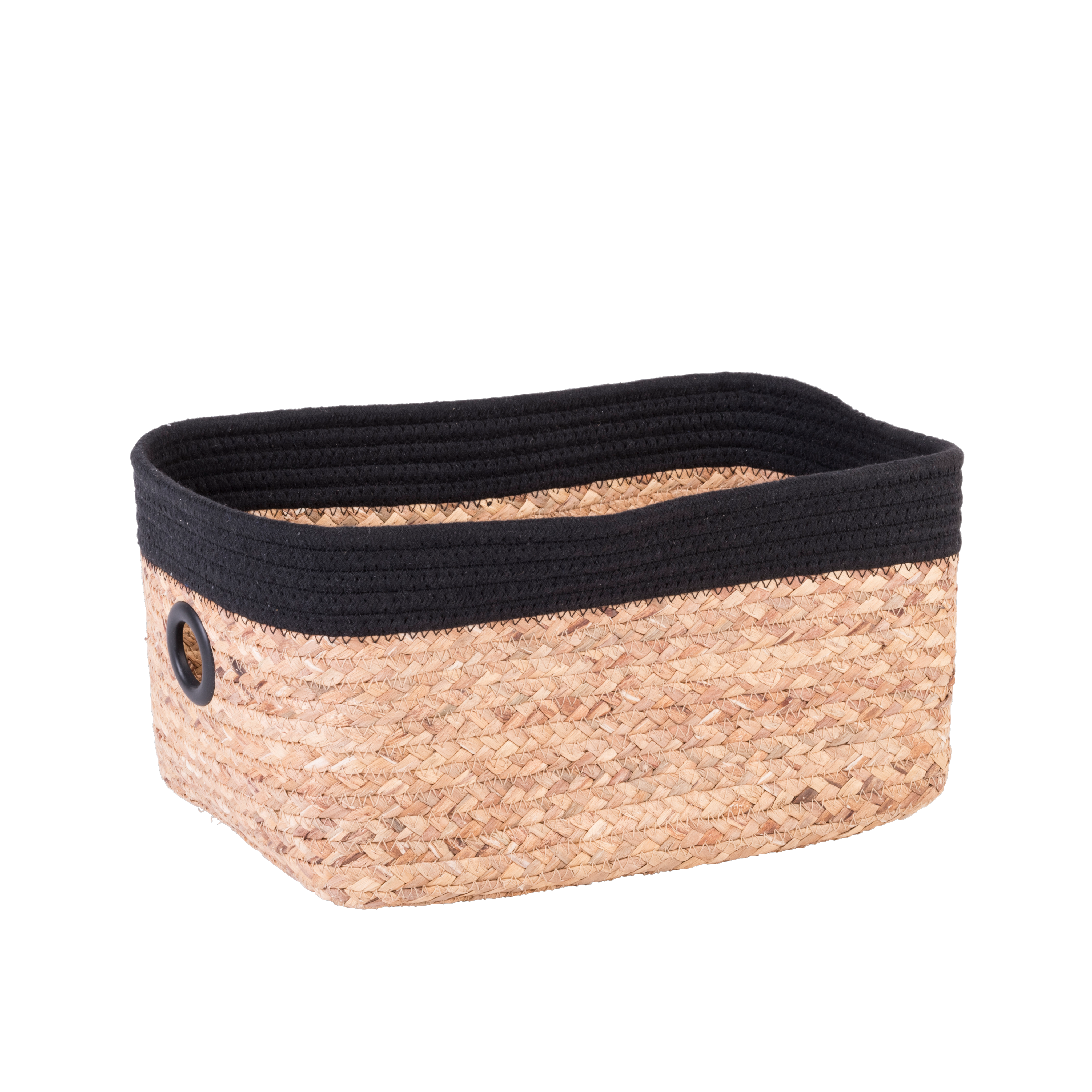 NATUREL Lademandje zwart, naturelH 18 x B 32 x D 25 cm