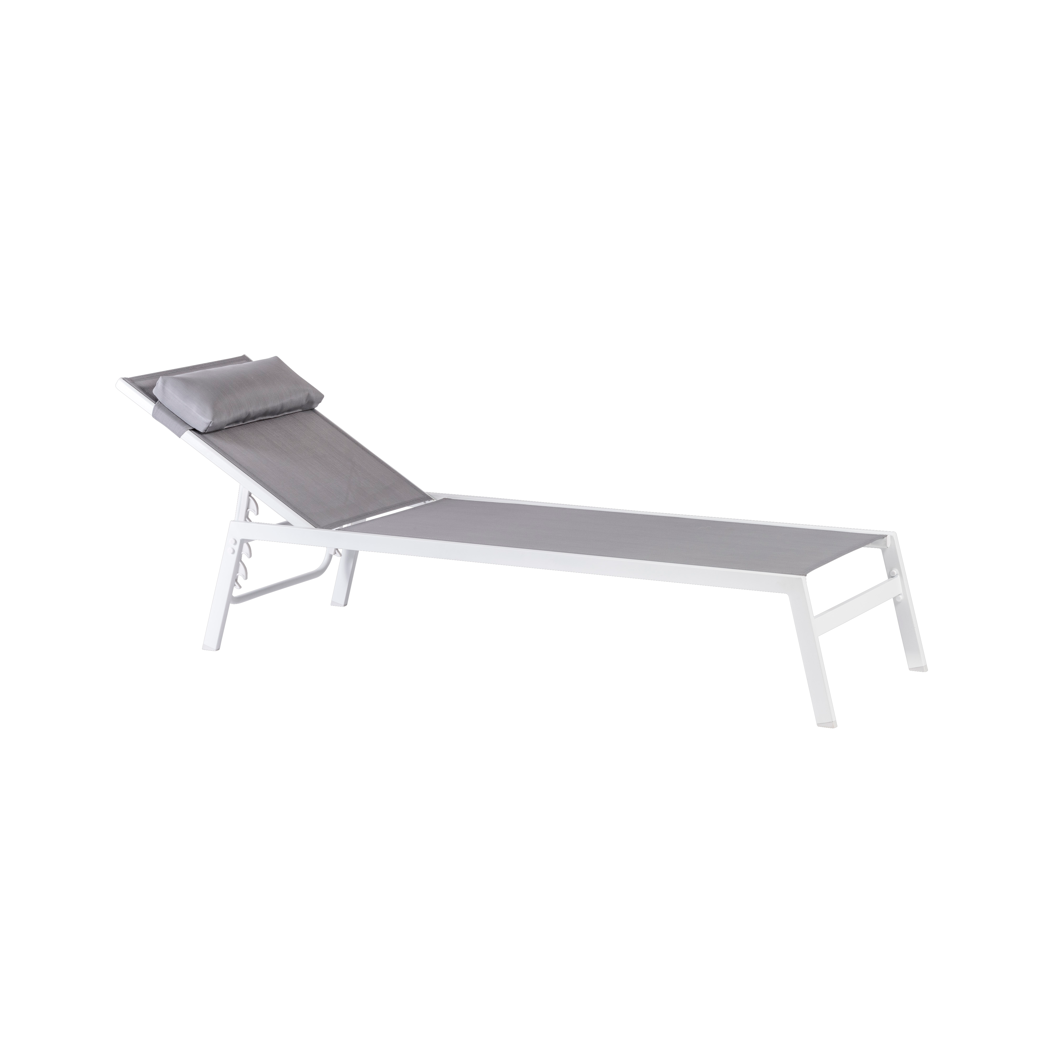 HUGO Ligbed wit, grijsH 32,6 x B 61 x L 199 cm