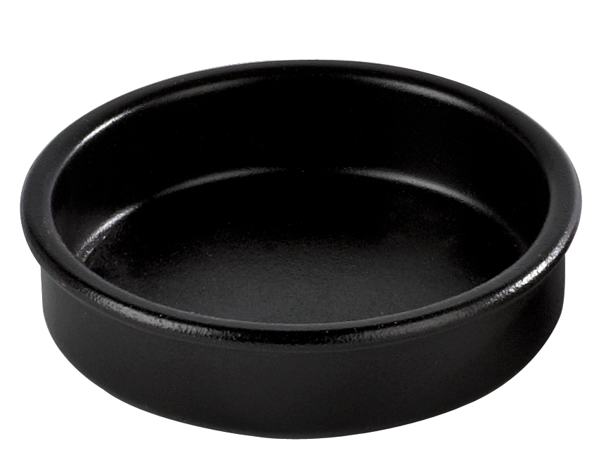 FLAN Crème brûlée schaaltje zwartH 3 cm - Ø 11 cm