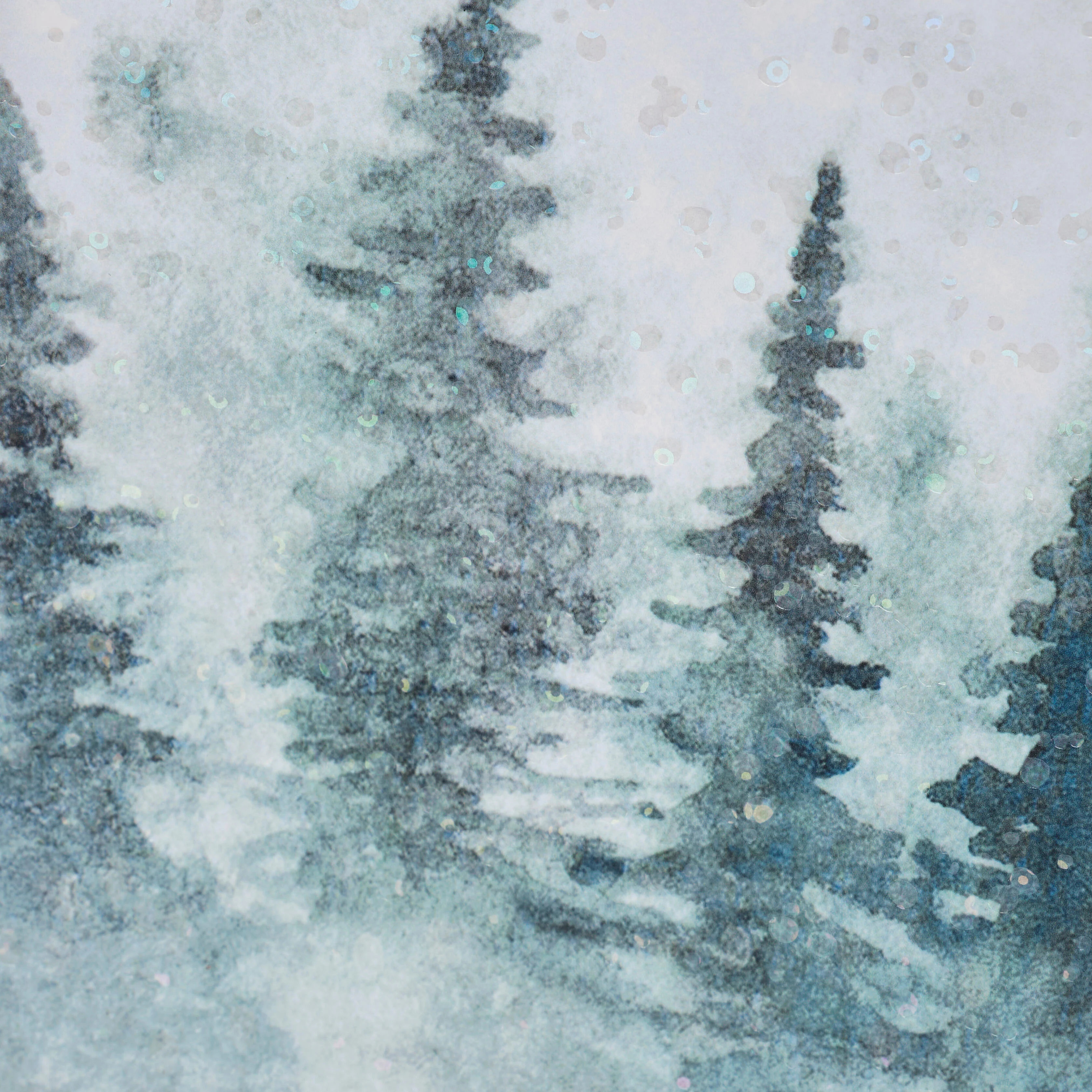 WINTERIDYLL Cadeautas groenH 12 x B 8 x L 36 cm
