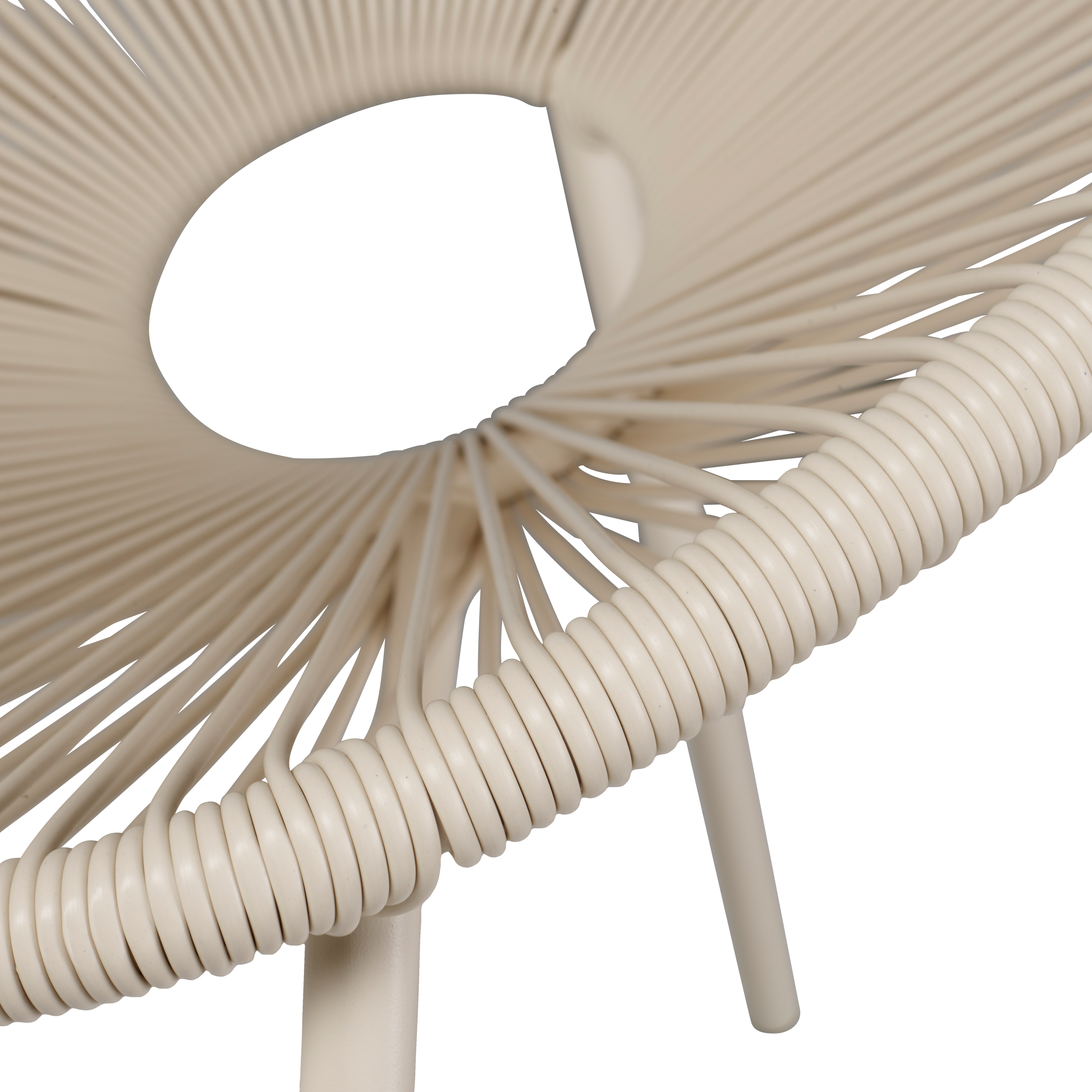 ACAPULCO Lounge stoel zandH 82 x B 75 x D 69 cm - CASA