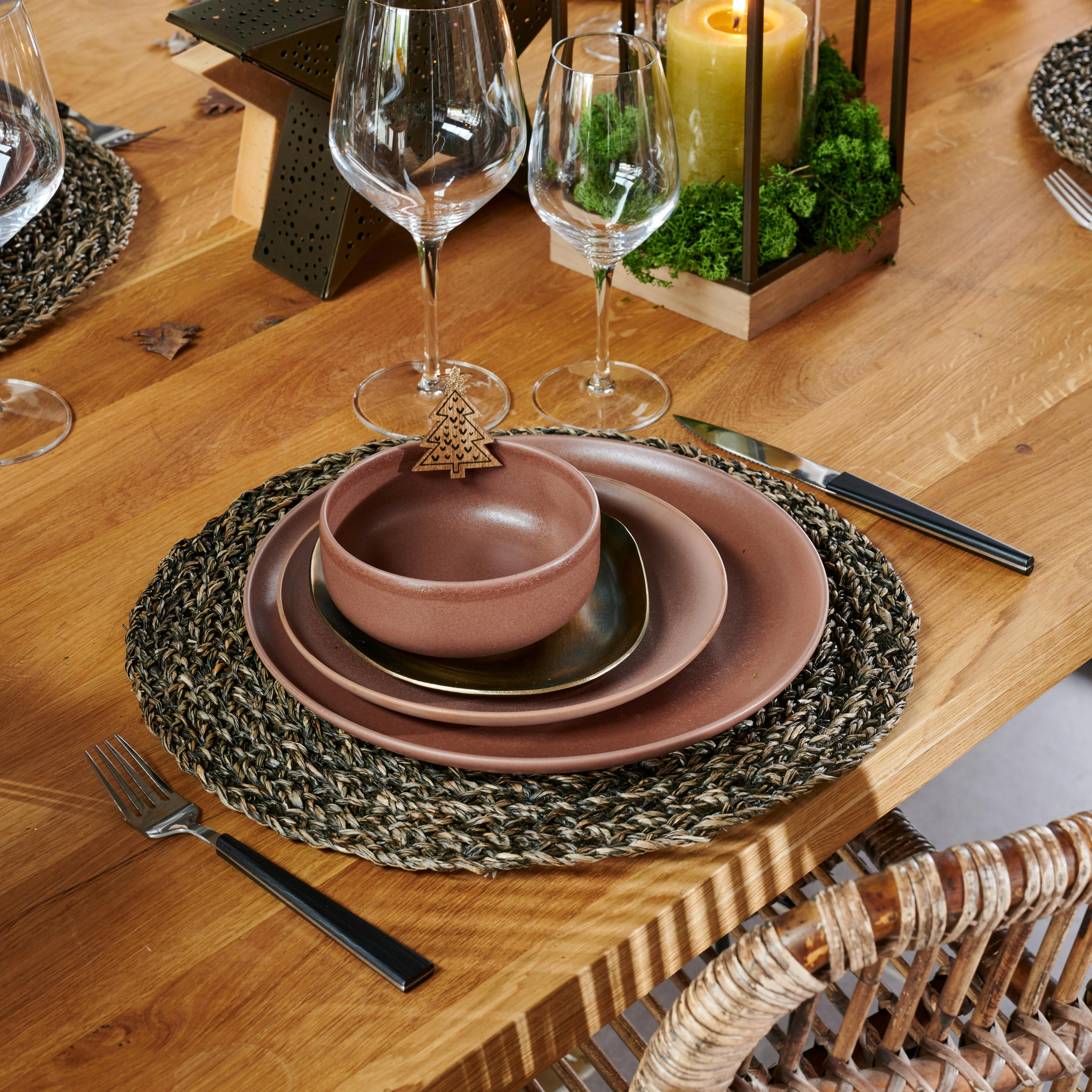 MIA Placemat zwartØ 37 cm