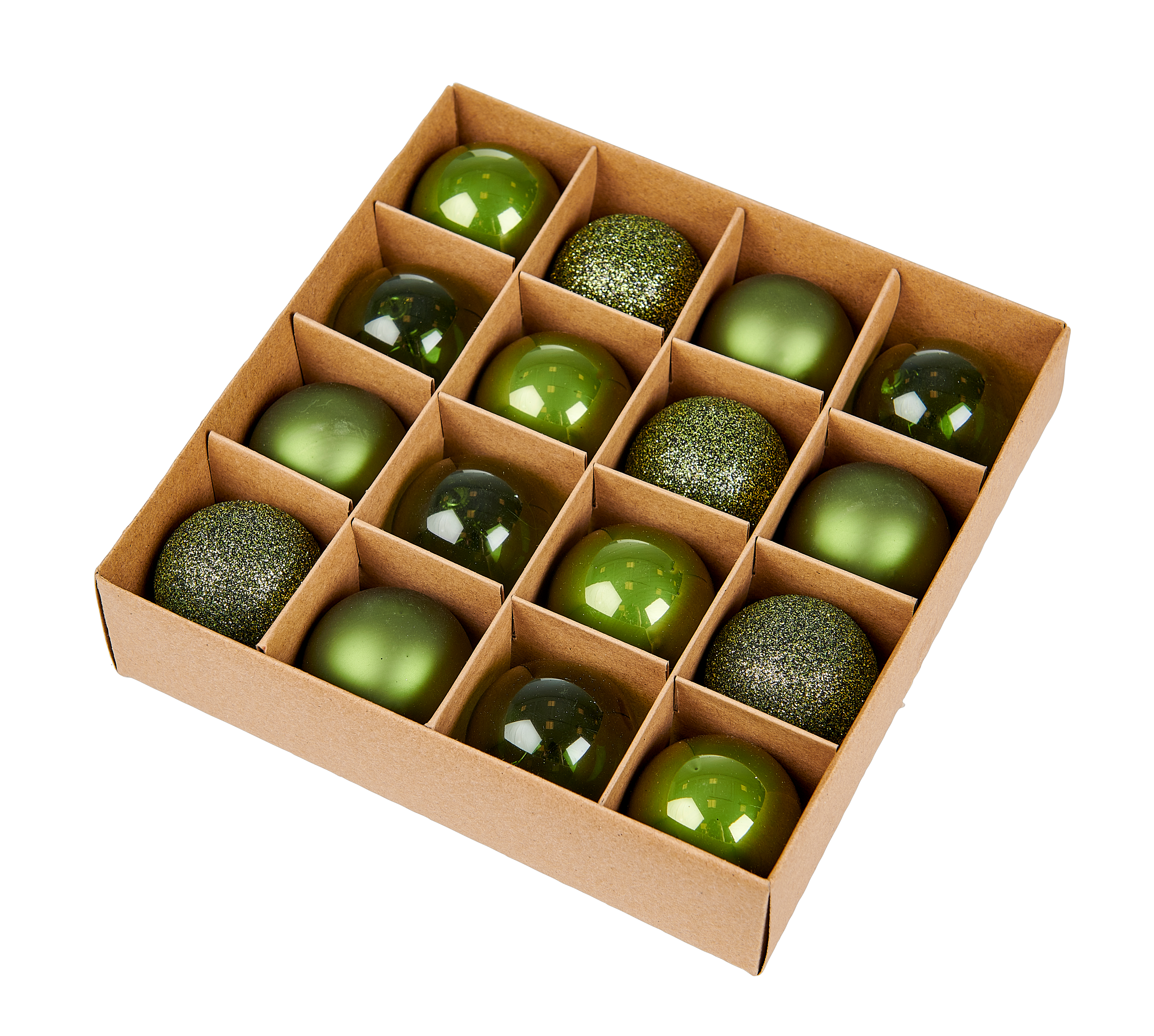 CEDER Ballen set van 16 groenØ 4 cm