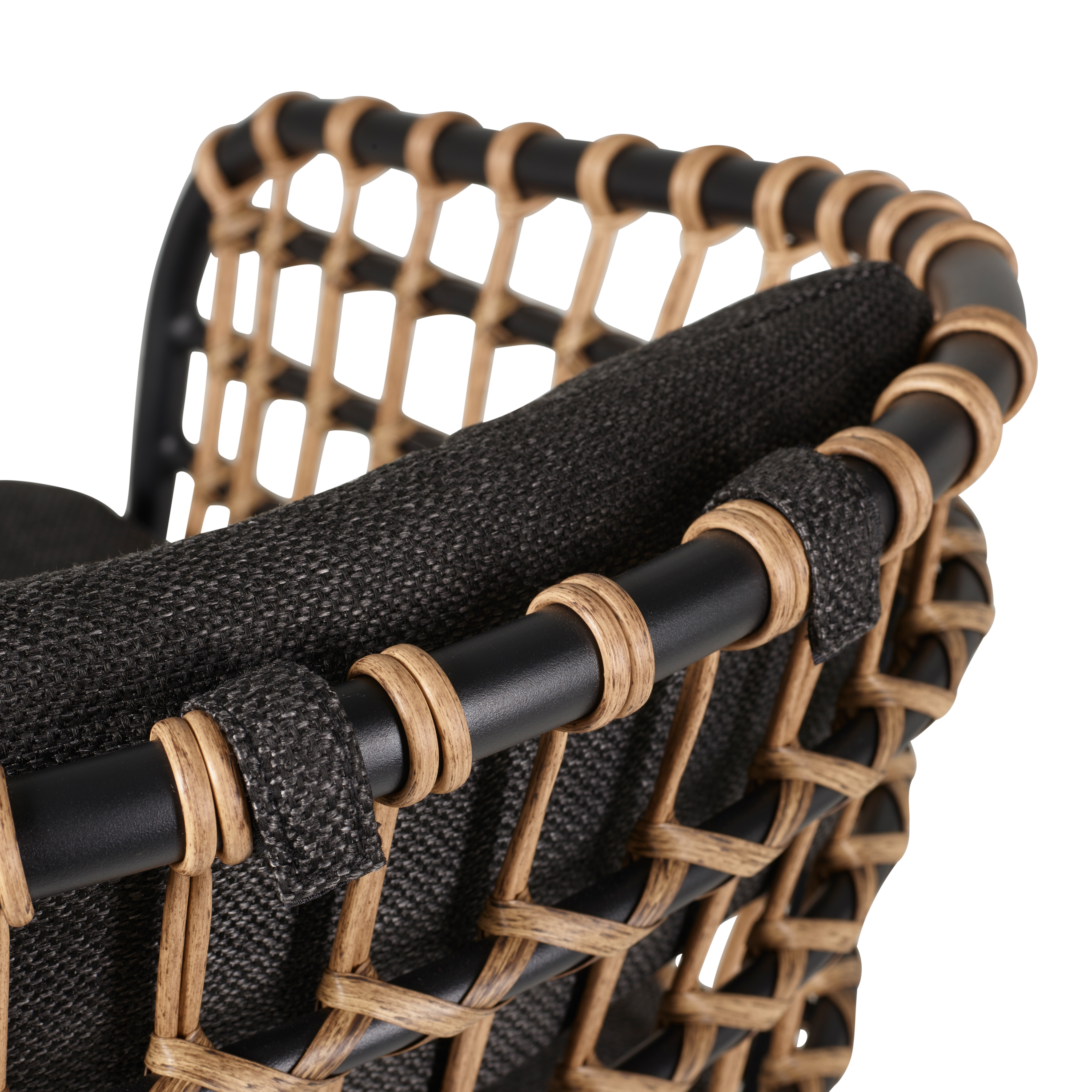 BONES Stoel zwartH 80 x B 62 x D 61 cm