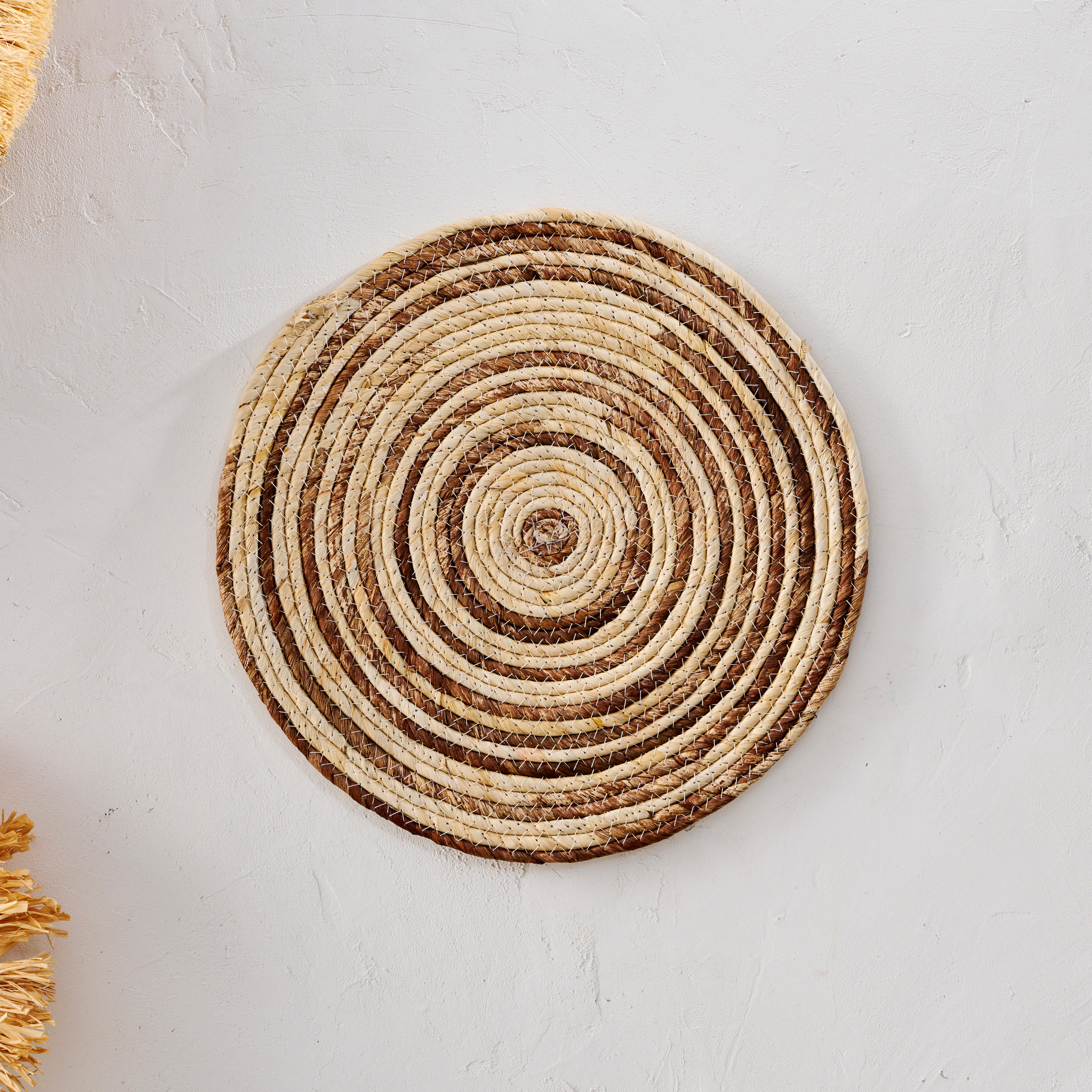 CORN Placemat bruin, naturelH 1 cm - Ø 38 cm