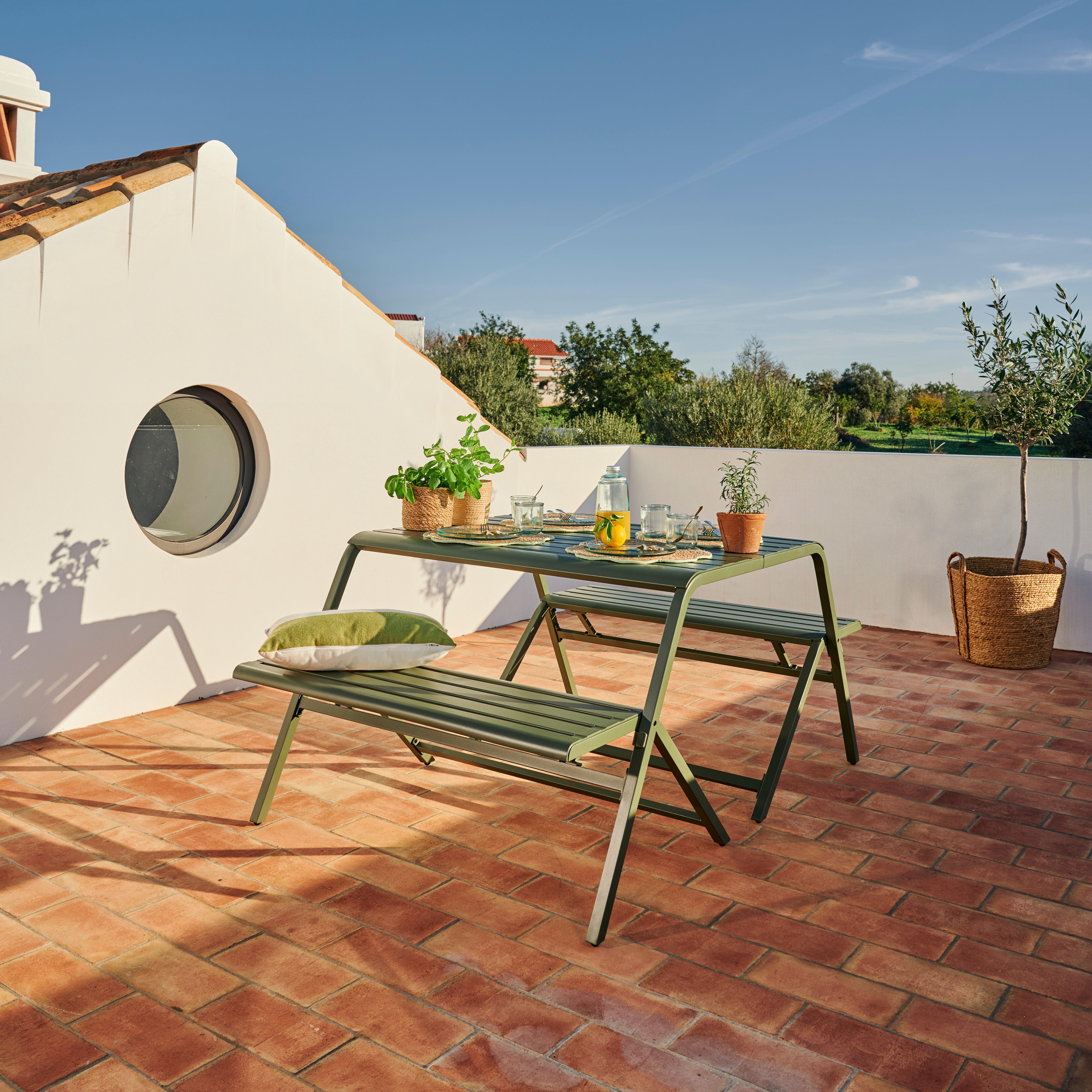 BERGEN BalkonsetInklapbare picknicktafel