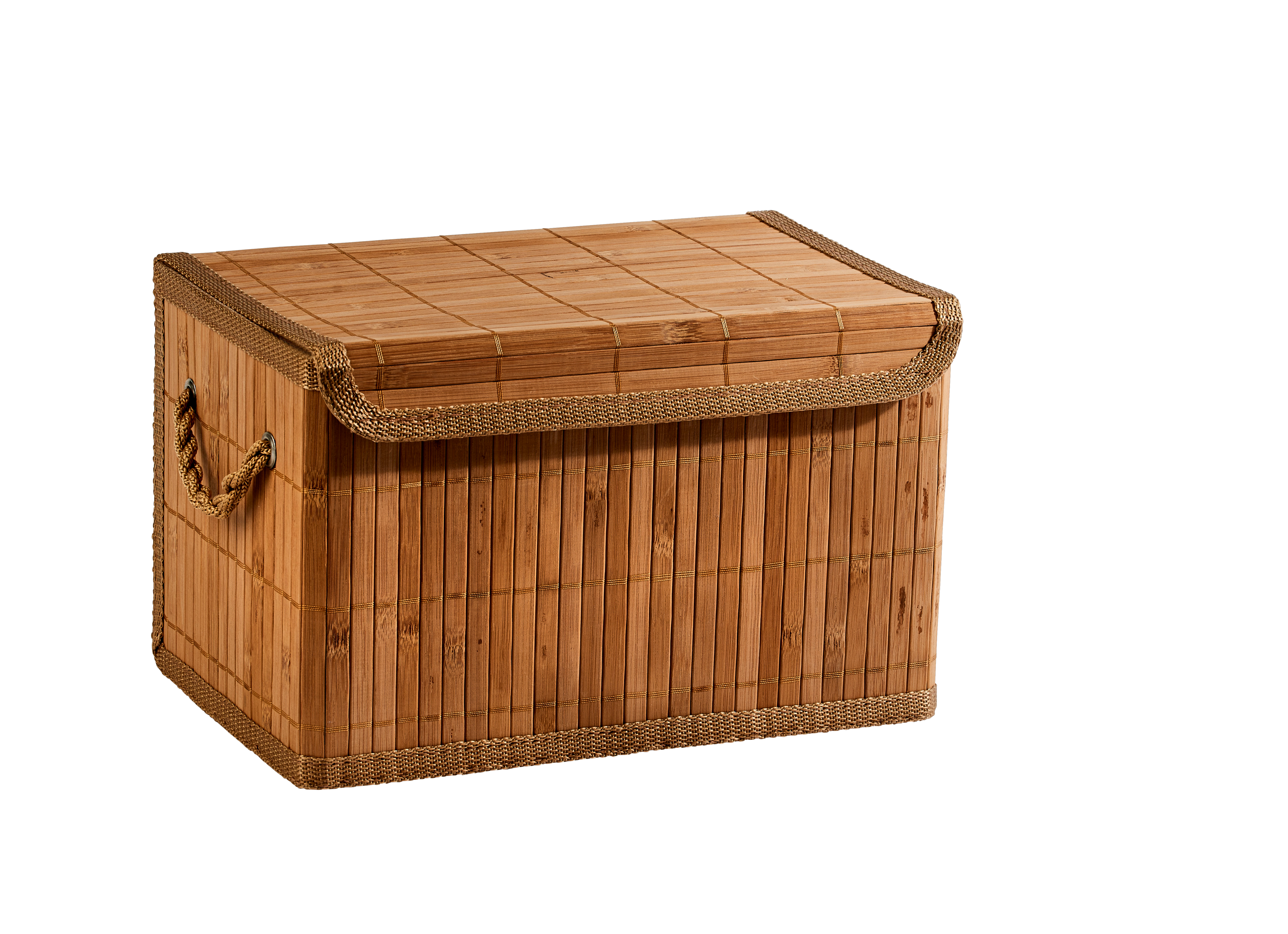 ZEN Opbergbox met handvaten naturelH 18 x B 29 x L 18 cm - CASA