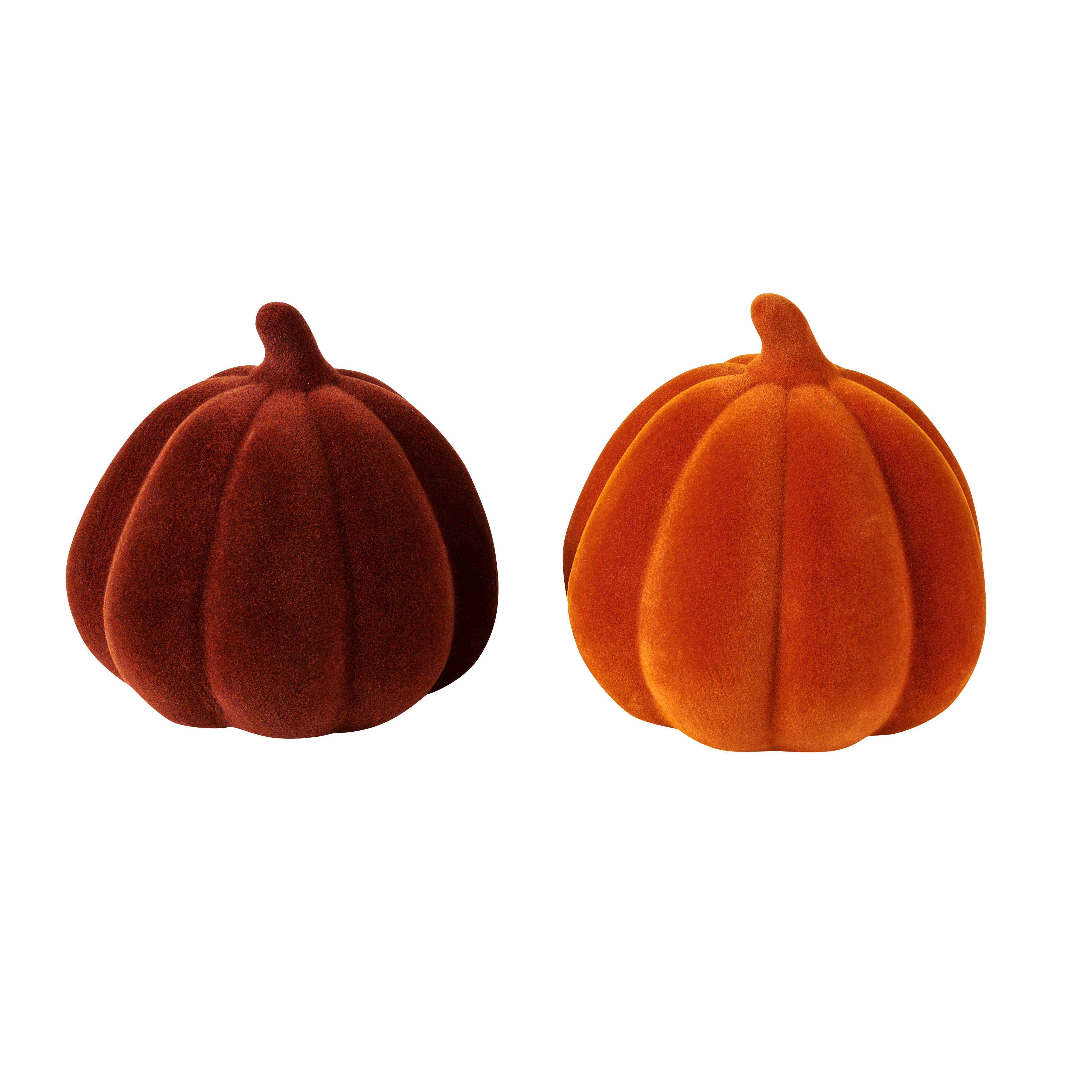 VELVET Pompoen roodH 11 cm - Ø 11 cm