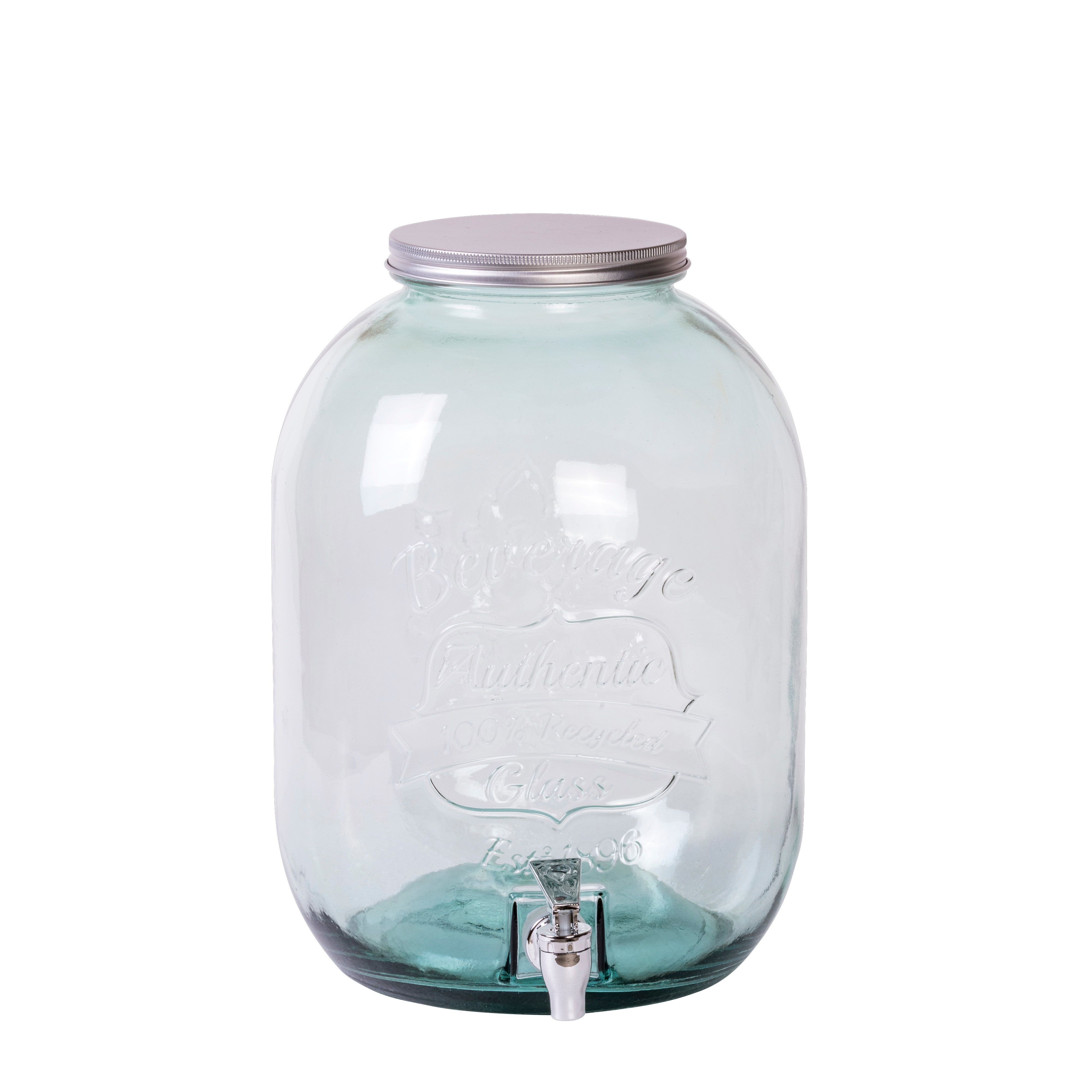 AUTHENTIC Dranktank transparantH 35 cm - Ø 25 cm