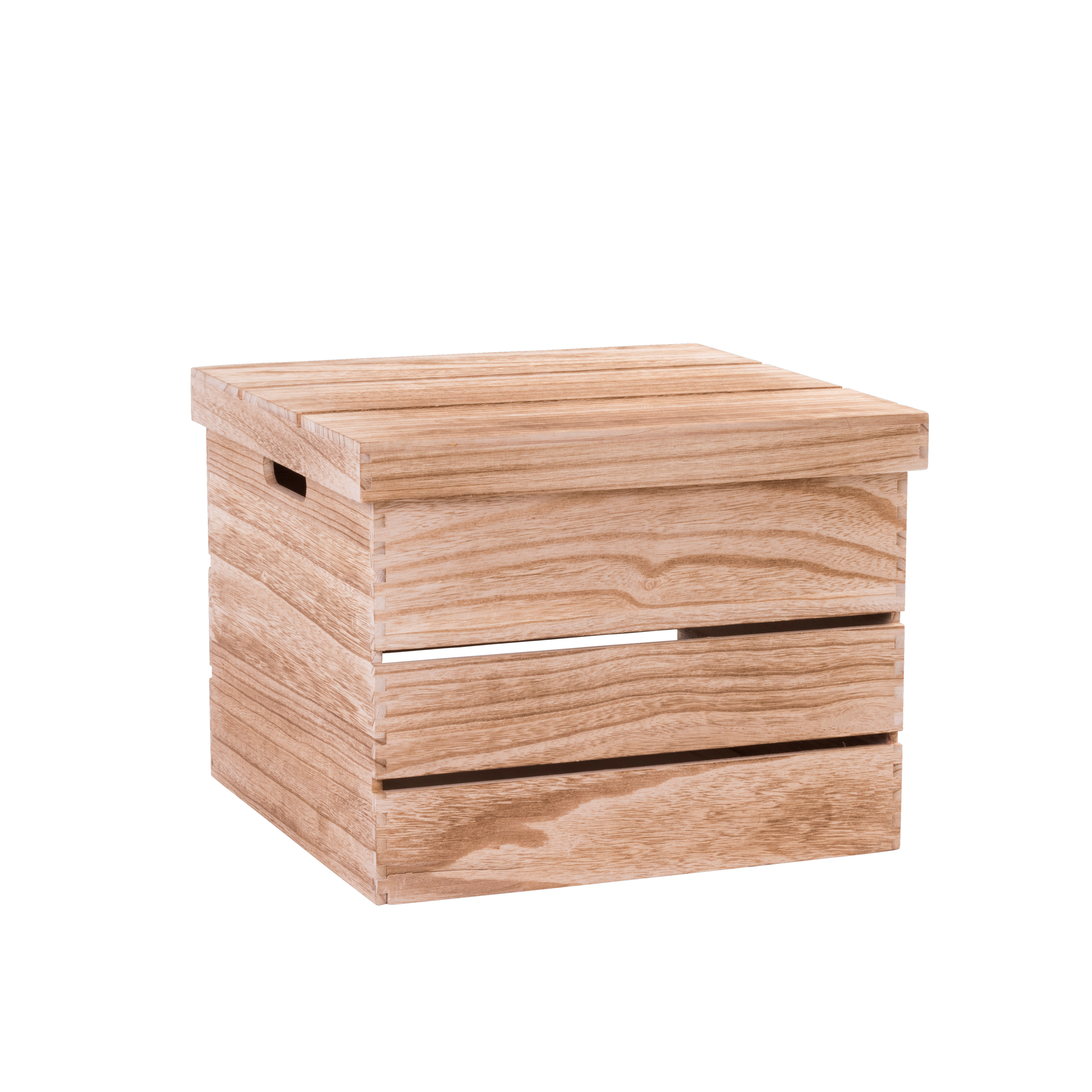 LIGNO Kratje naturelH 27,5 x B 35 x D 35 cm - CASA