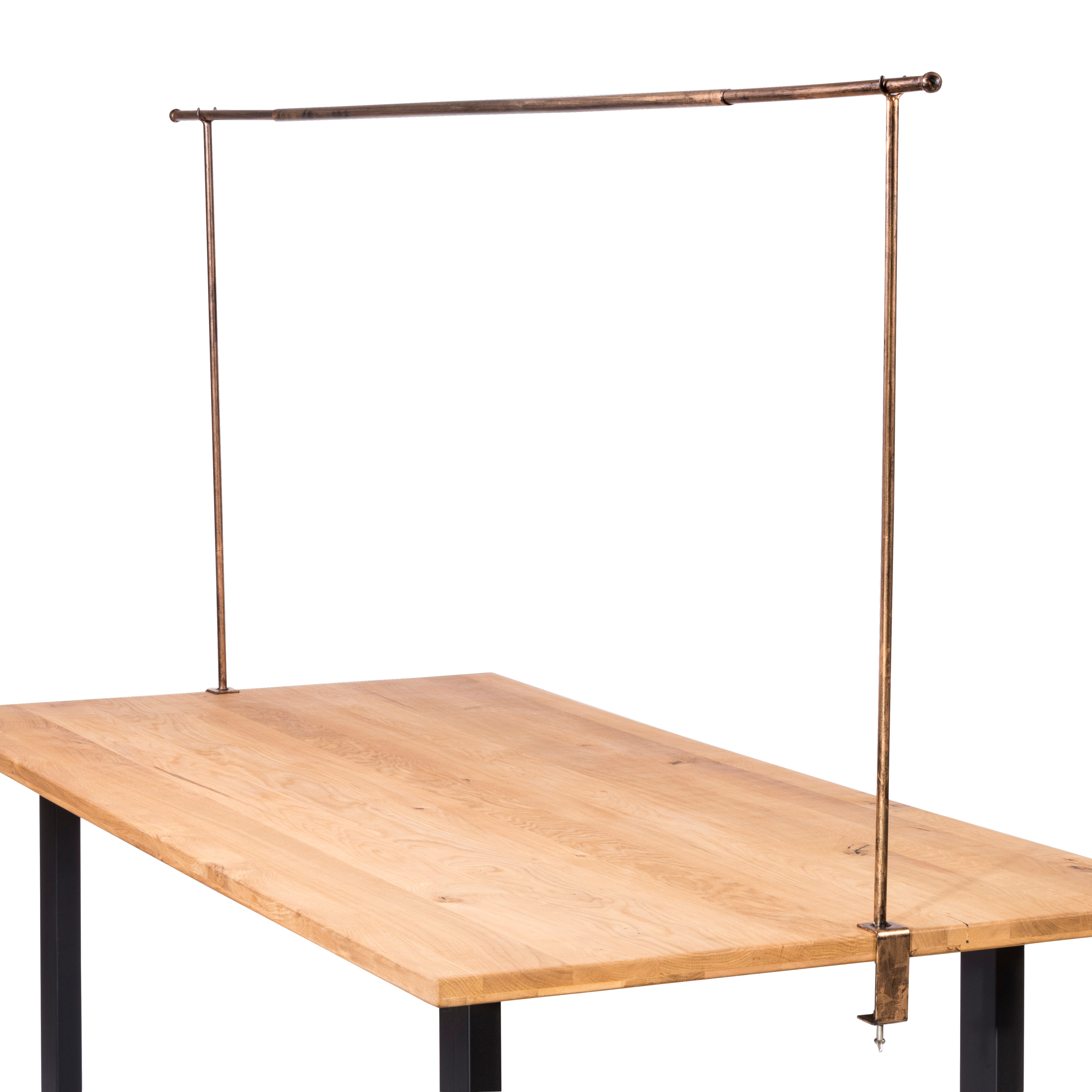 Tafelklem uitrek. 140-250 cm goudH 90 x B 140 x D 5 cm