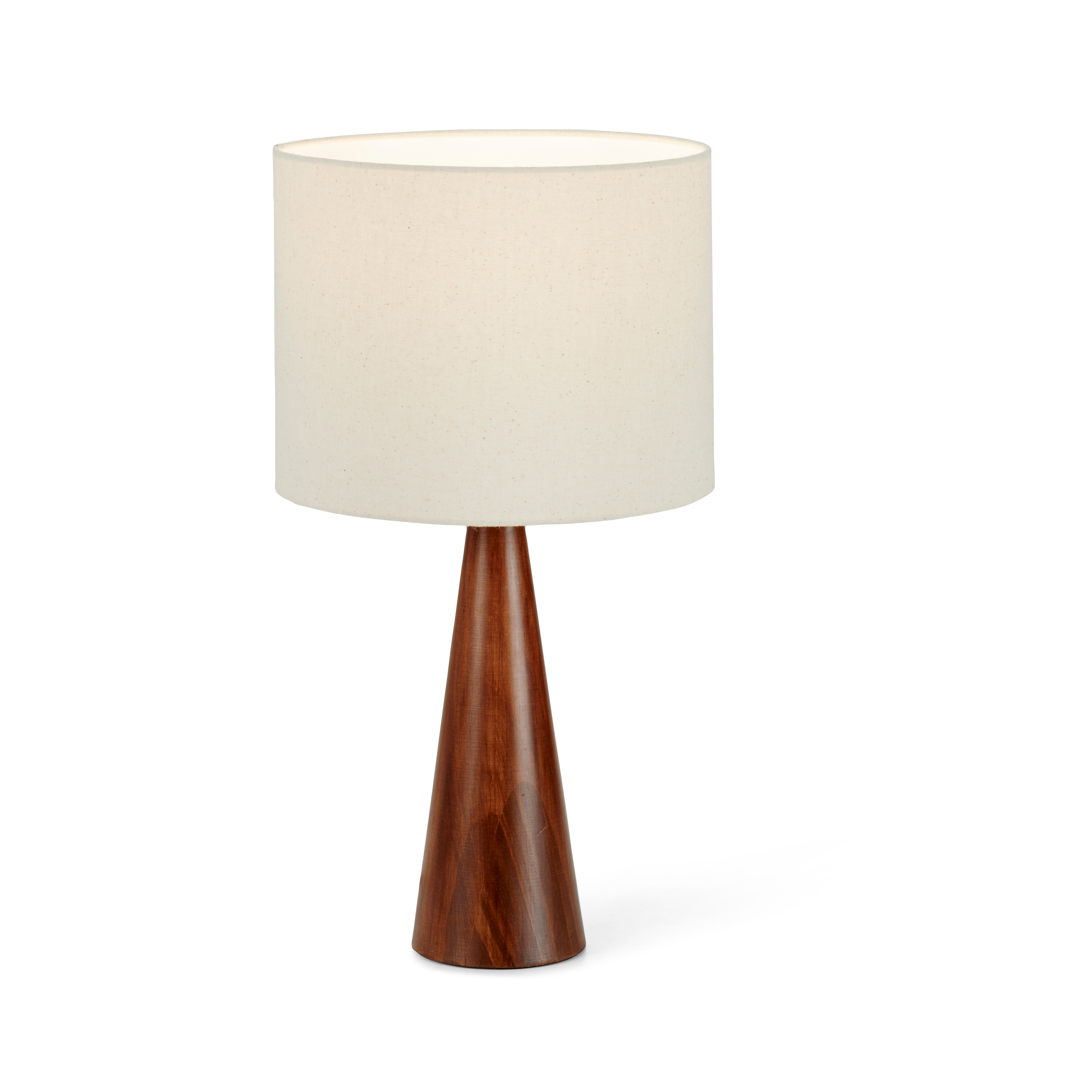 SKOG Tafellamp met kap E27 bruin, gebroken witH 47 cm - Ø 26 cm