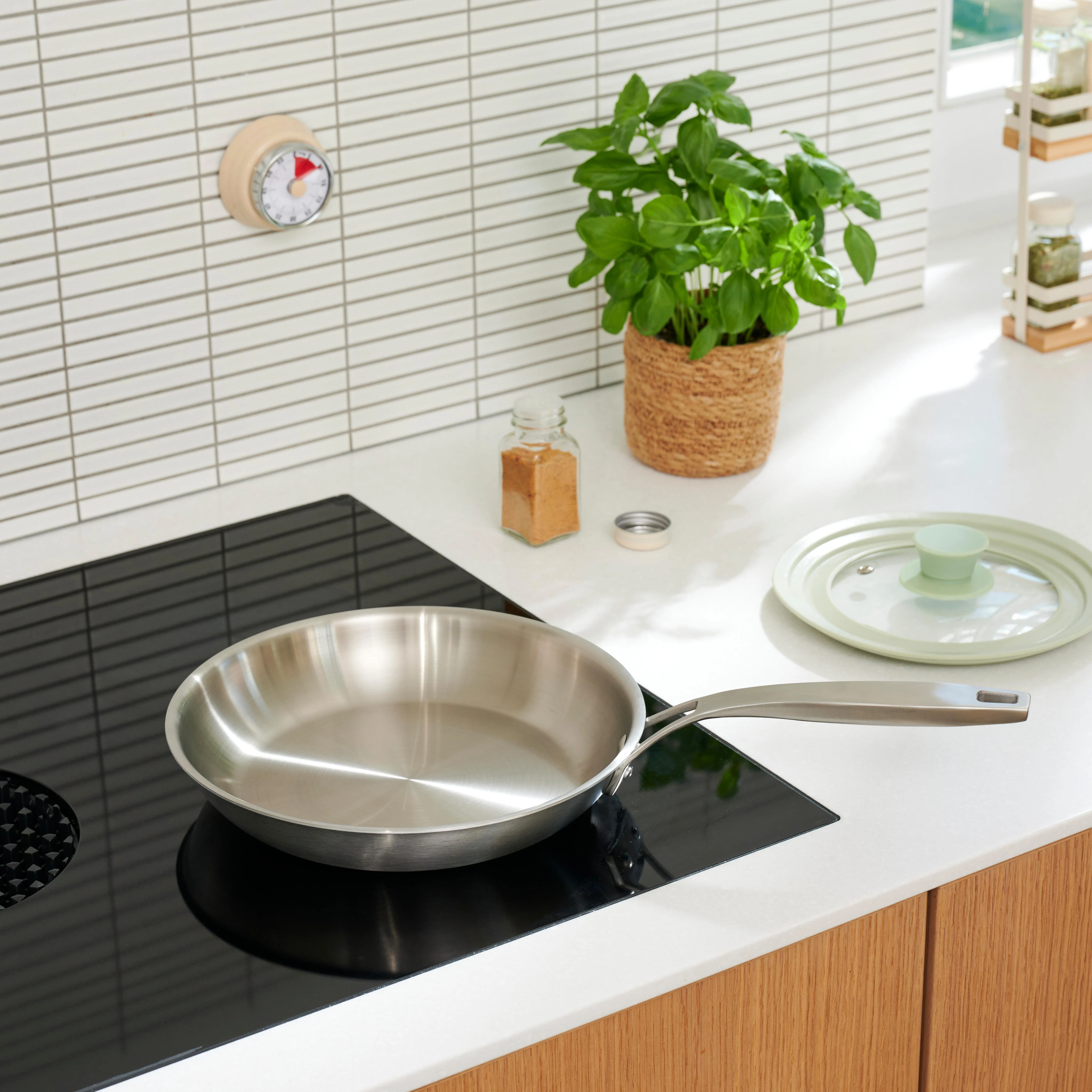 RECYCLO Pan zilverH 5 cm - Ø 24 cm - CASA