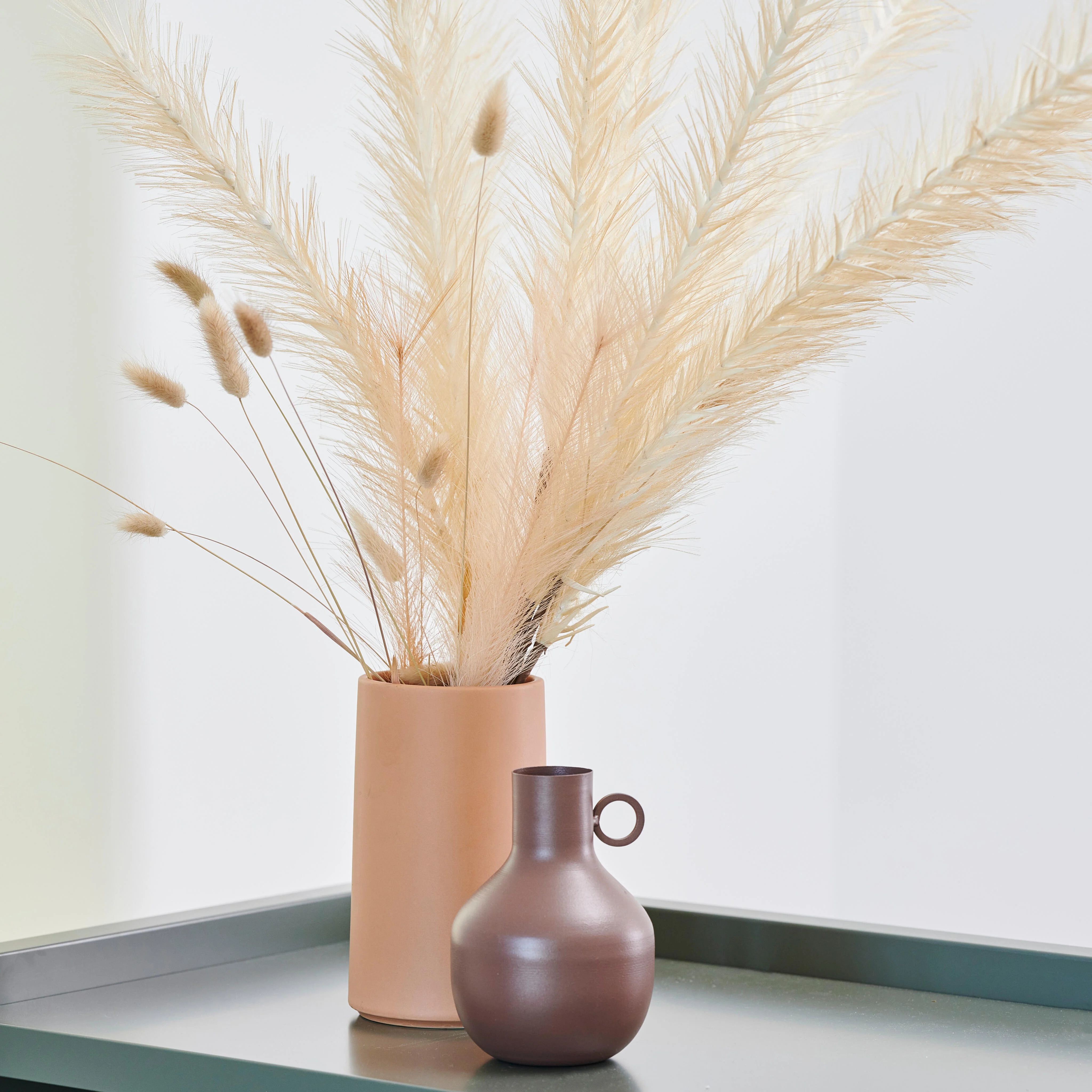 PLUME Kunstpluim beigeL 133 cm
