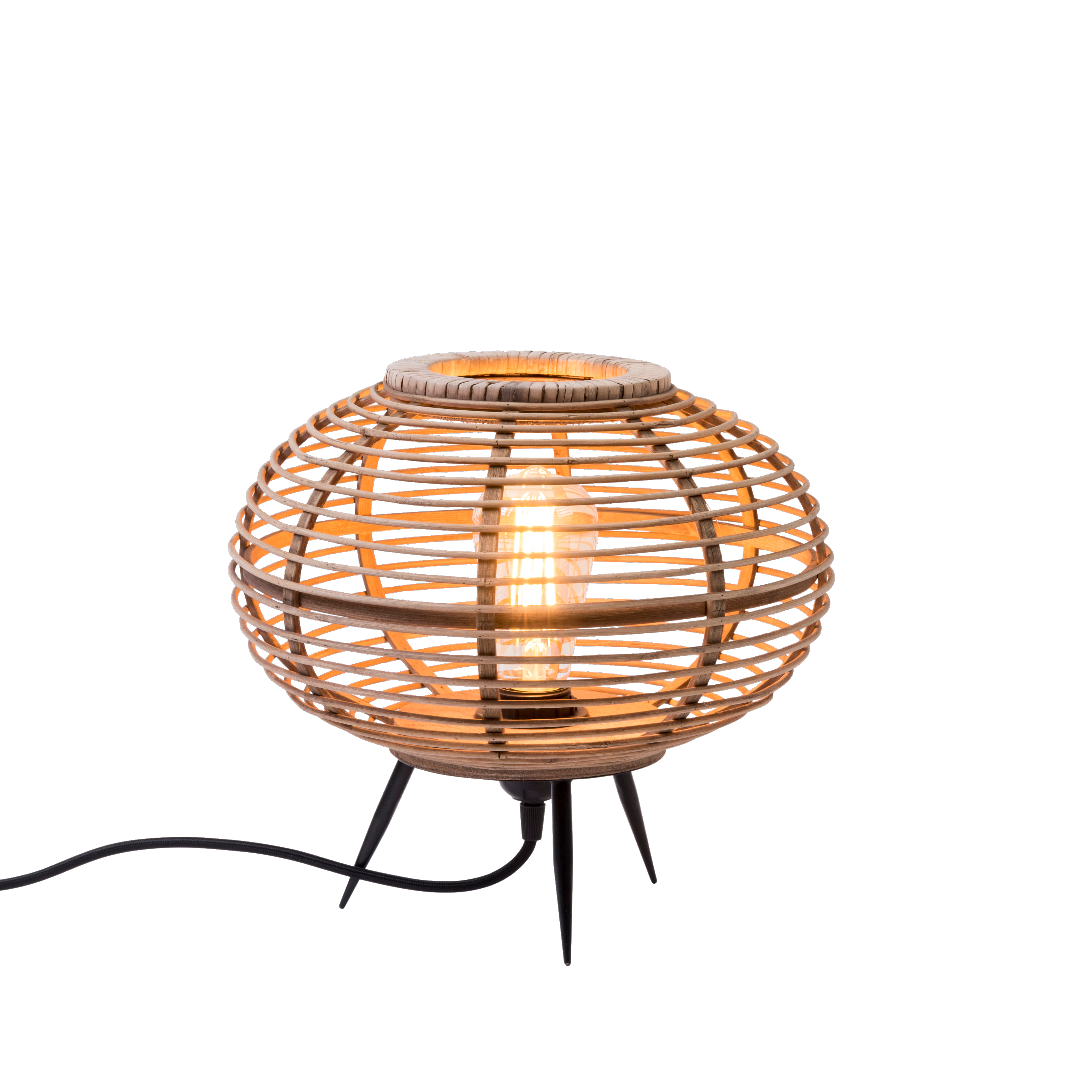 ZANZI Tafellamp E27 naturelH 29 cm - Ø 30 cm