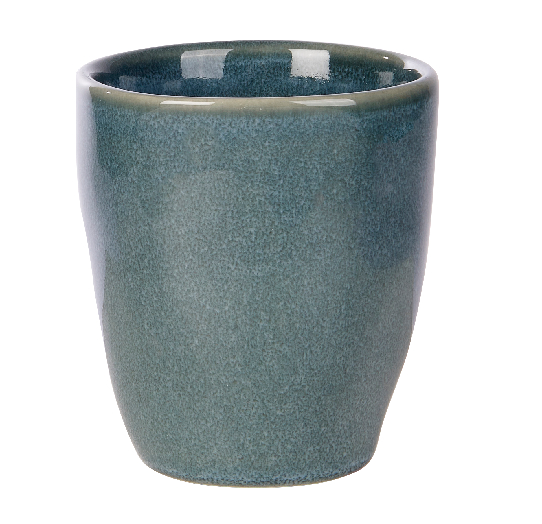 EARTH CLOUD Mok 20 CL blauw - set van 4 H 8,5 cm - Ø 7,5 cm