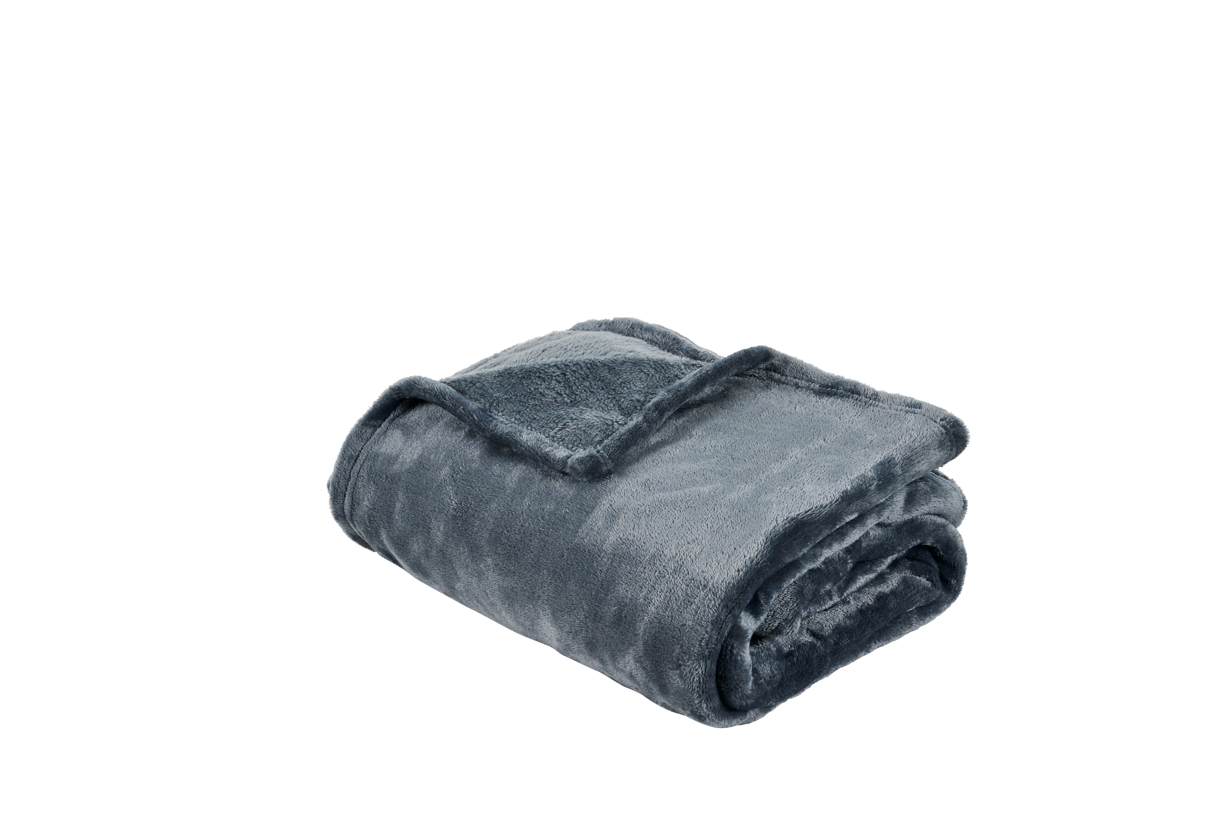 FLANELLA Plaid grijsB 130 x L 160 cm
