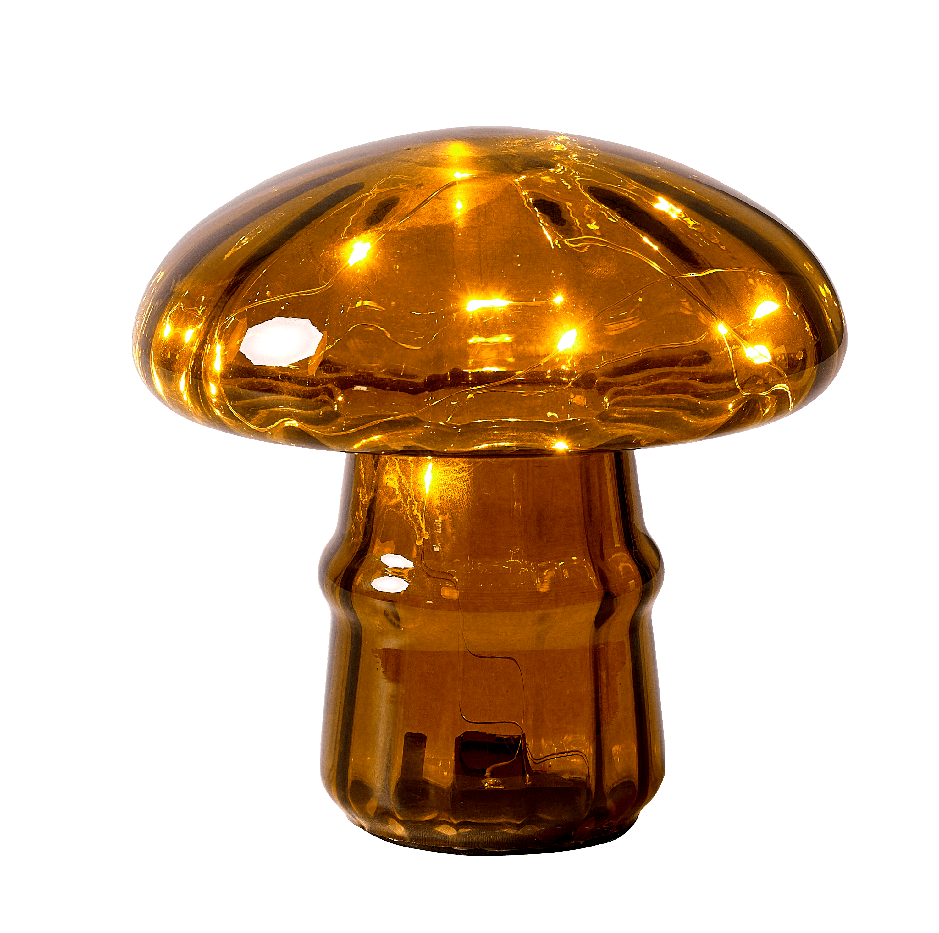 MUSHRO Deco lamp bruinH 16 cm - Ø 16 cm