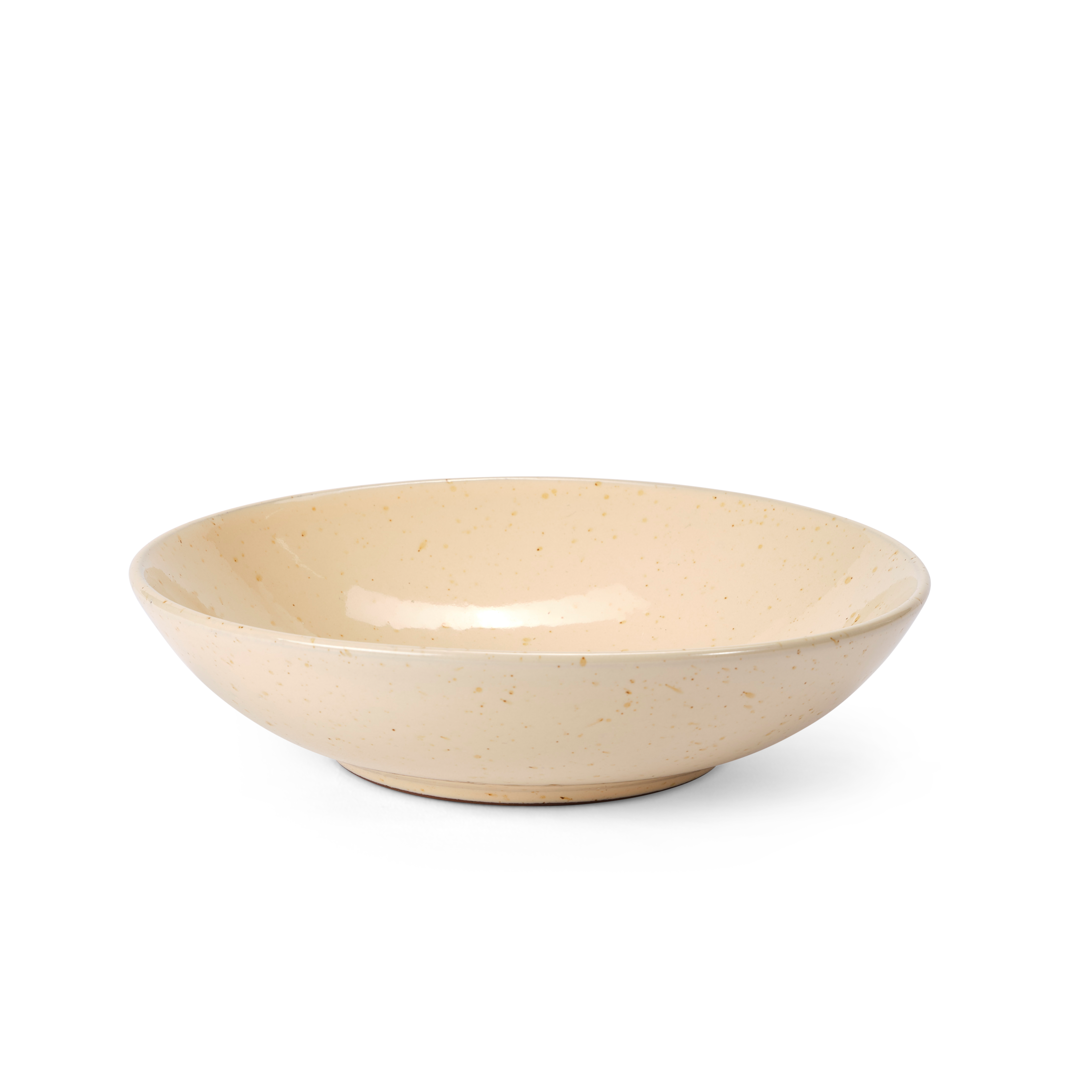TERRA Diep bord beige - set van 4 Ø 21 cm
