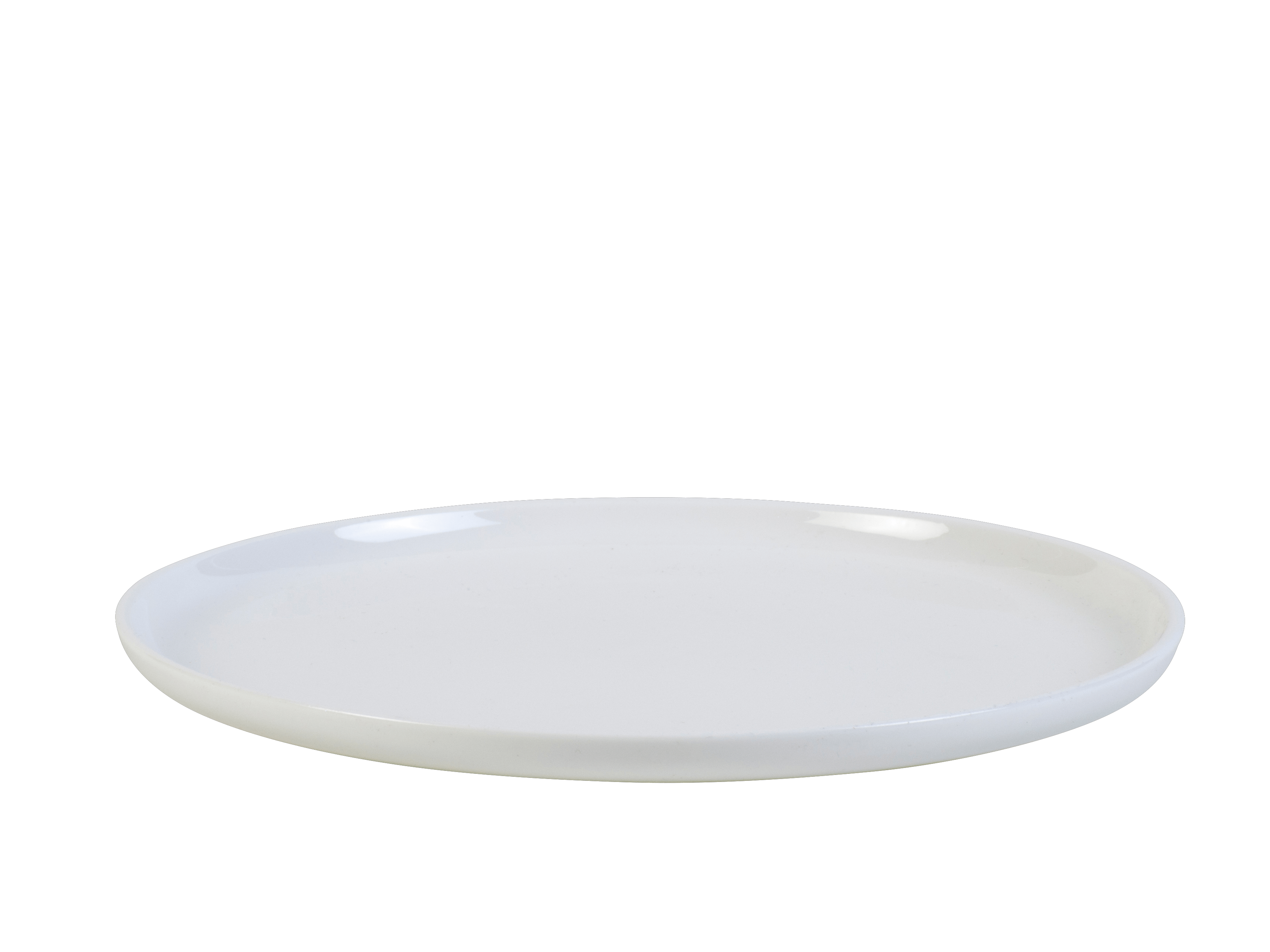 MOON Dessertbord wit - set van 4 H 1,7 cm - Ø 19 cm