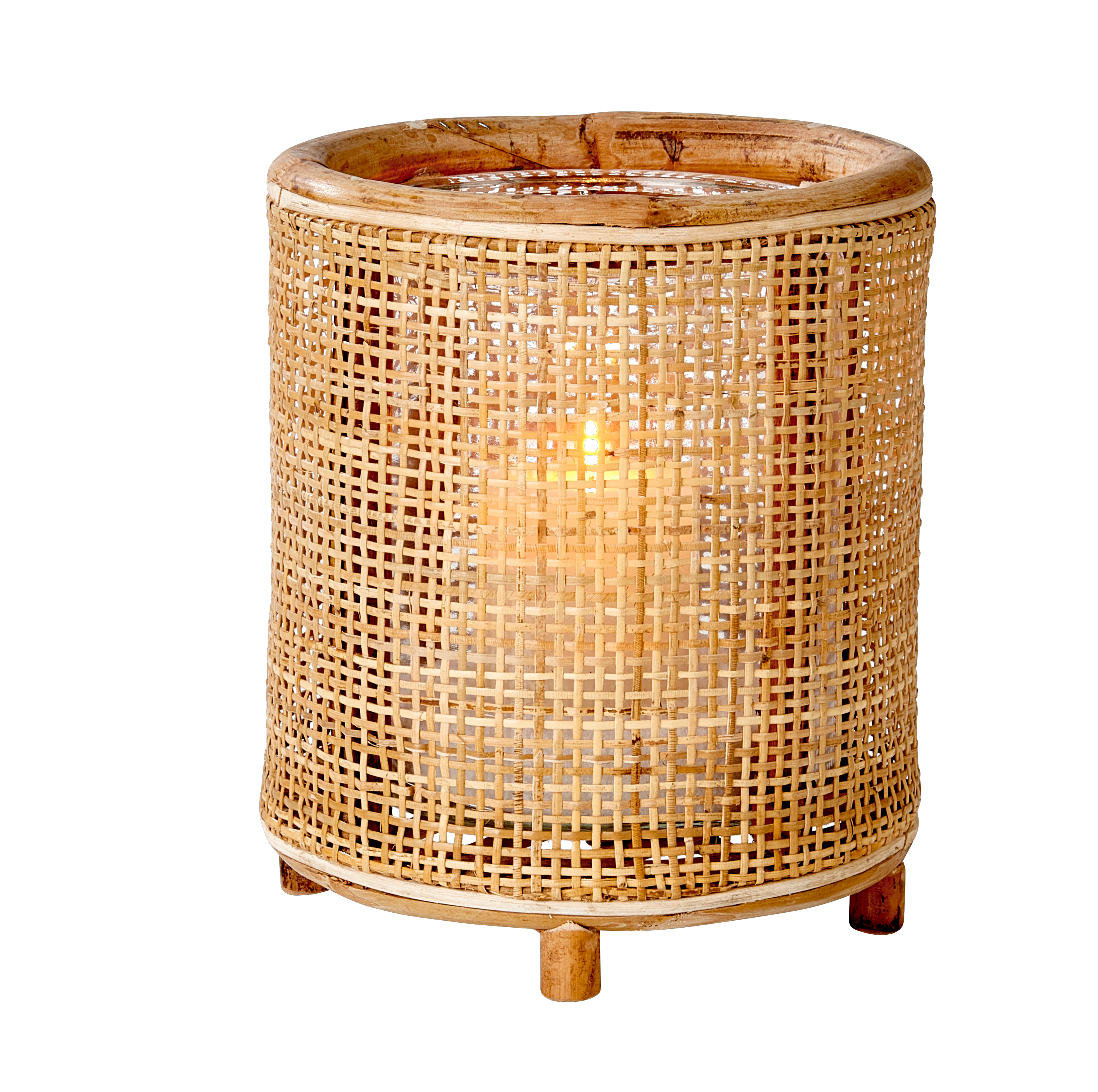 WEBBING Lantaarn naturelH 24 cm - Ø 21 cm