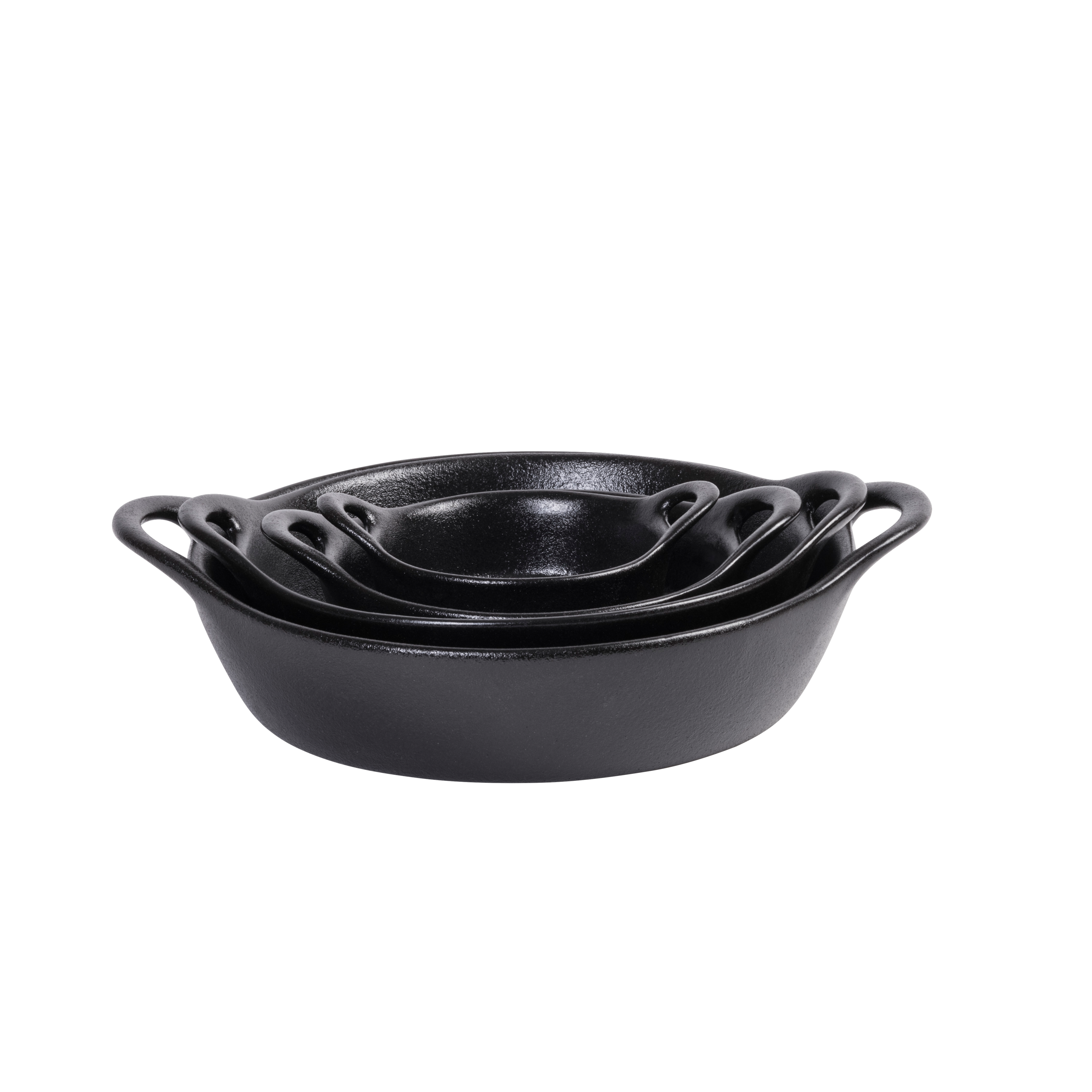 FERO Ovenschaal zwartH 4 cm - Ø 15,8 cm