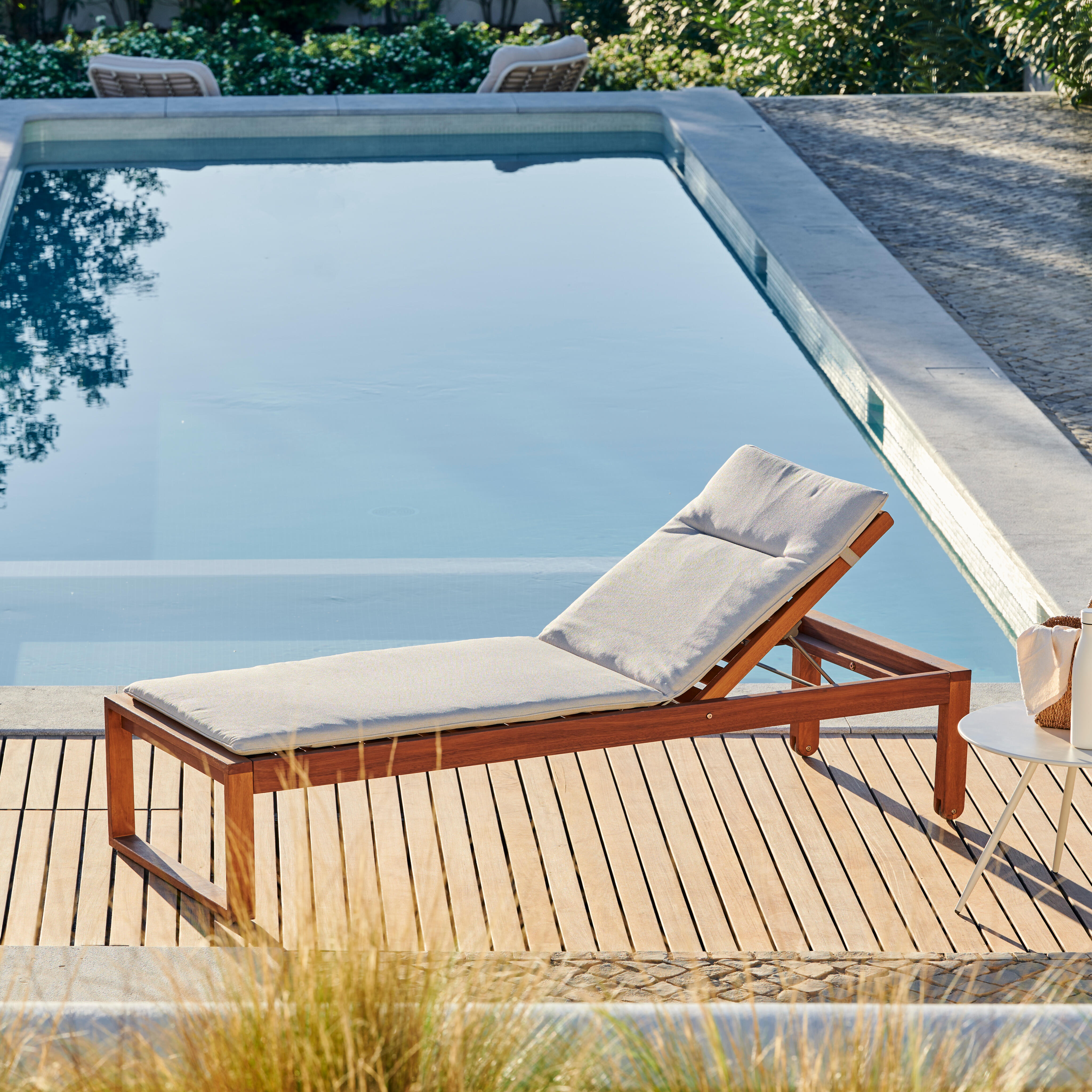 AZUR Tuinkussen voor ligbed zandH 4 x B 60 x L 178 cm