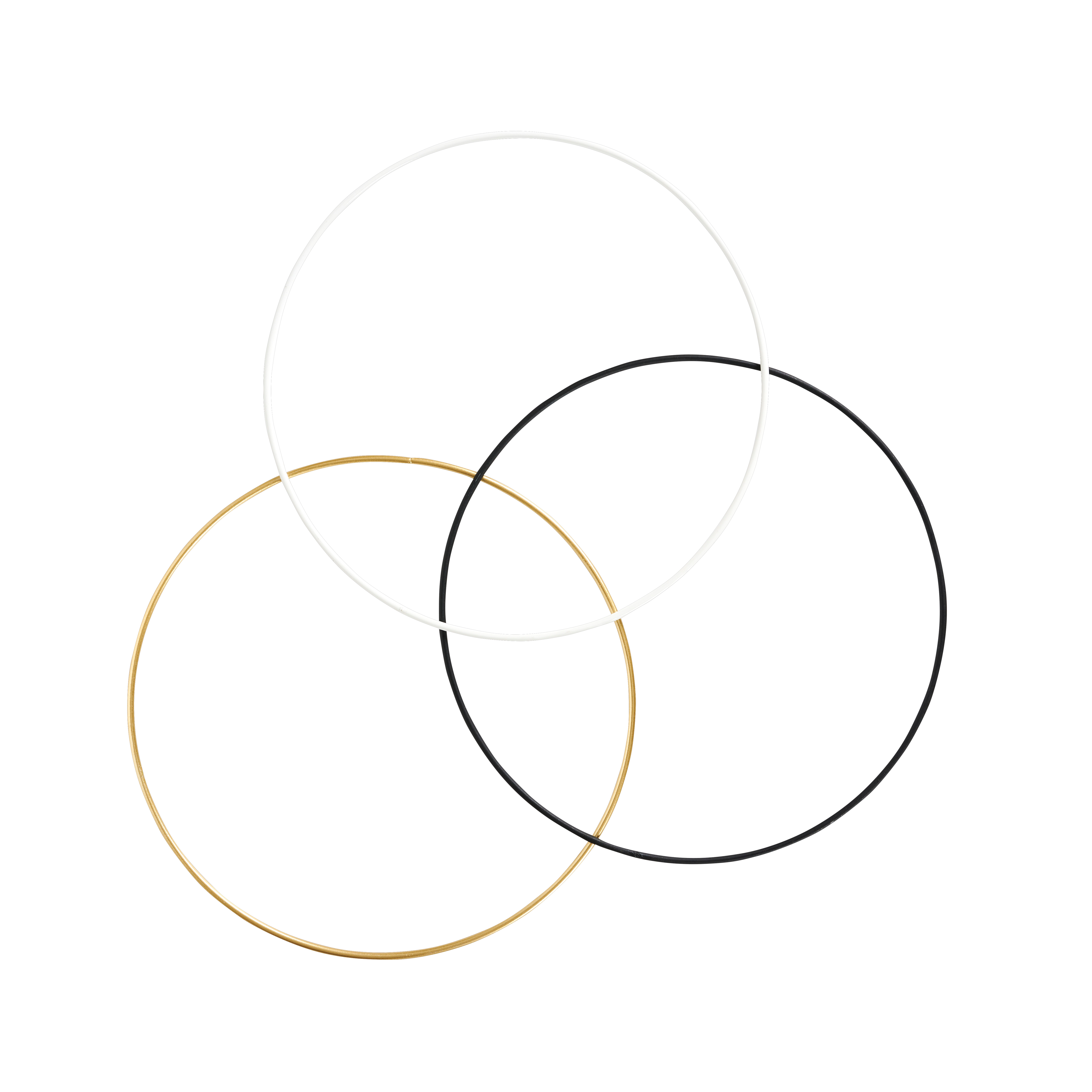 FIORI Draaddecoratie 25cm zwartØ 25 cm - CASA