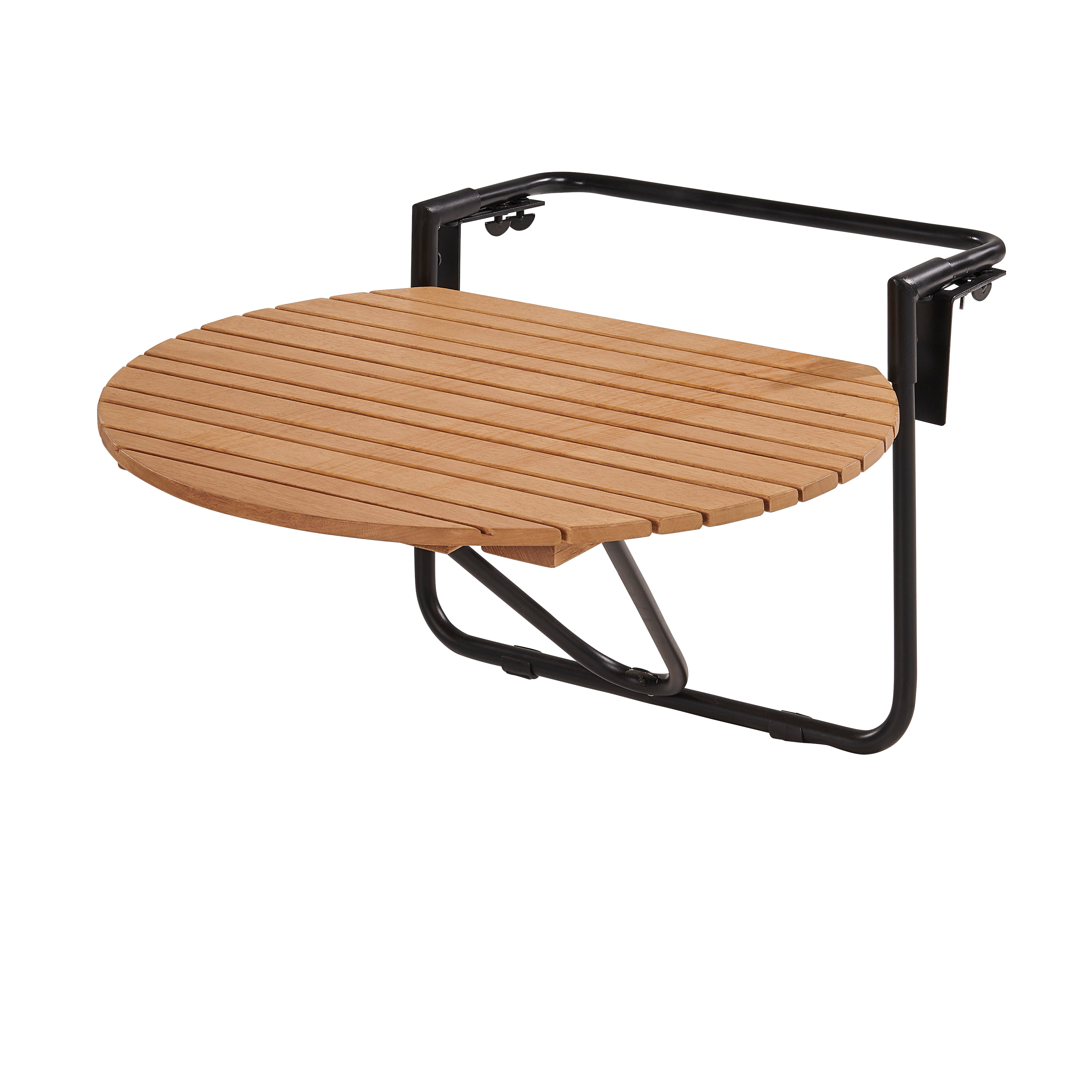 RAVA Vouwtafel balkontafel naturelH 75 x B 60 x D 53 cm