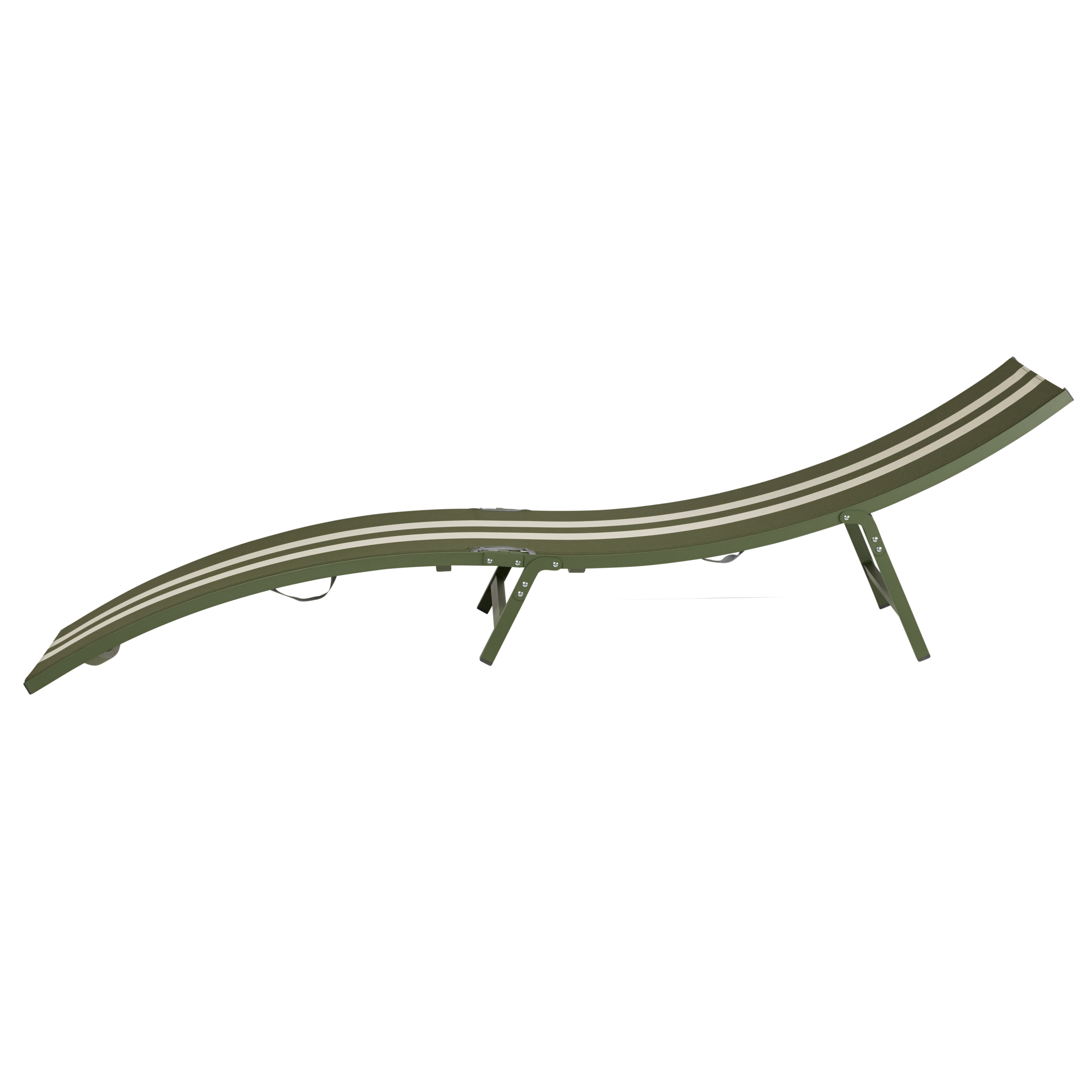 SILVES Ligbed kakiH 50 x B 55 x L 199 cm