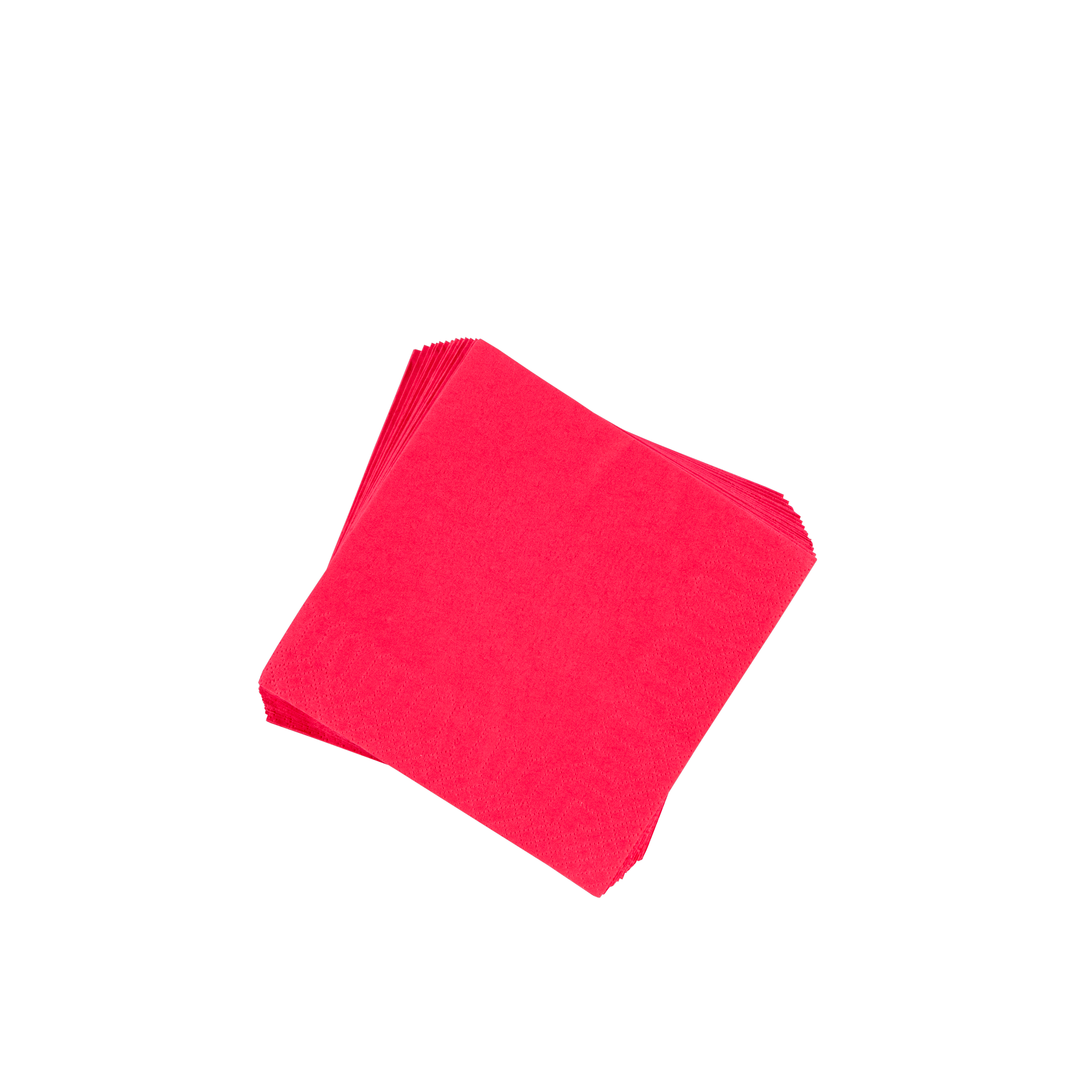UNI Set van 20 servetten roodB 25 x L 25 cm