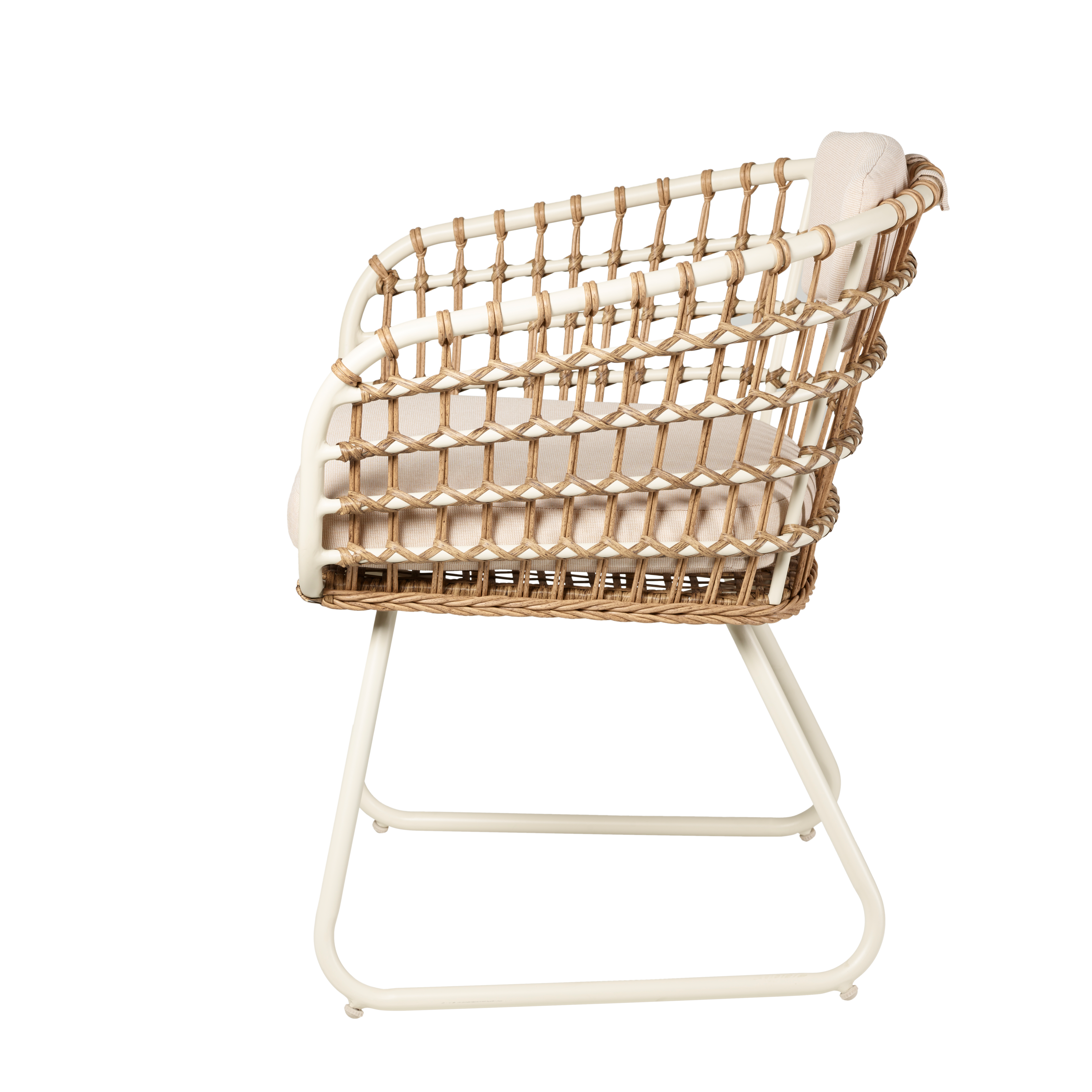 BONES Stoel zandH 80 x B 62 x D 61 cm - CASA