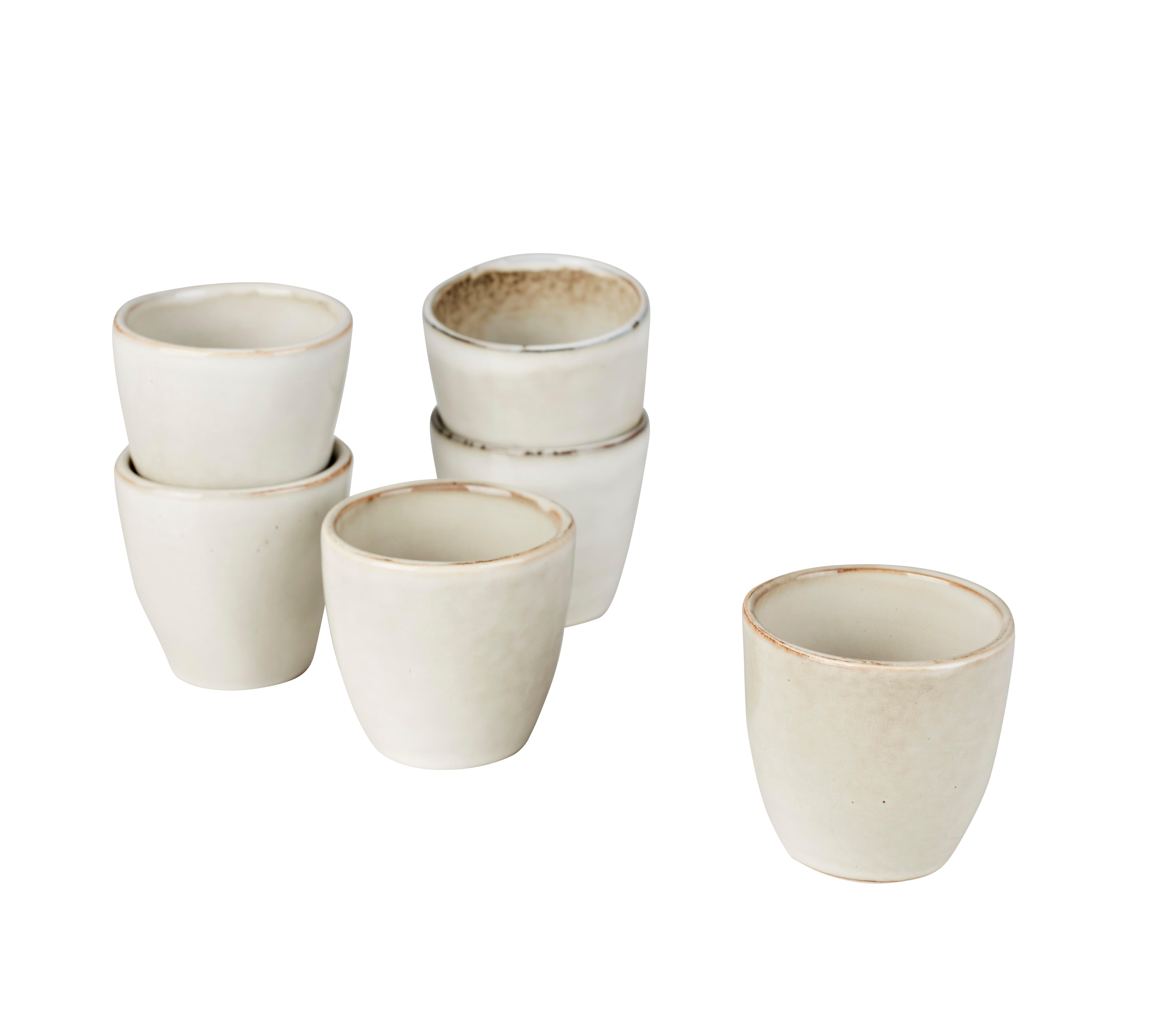 EARTH MARL Mok setSet 6-delig crème