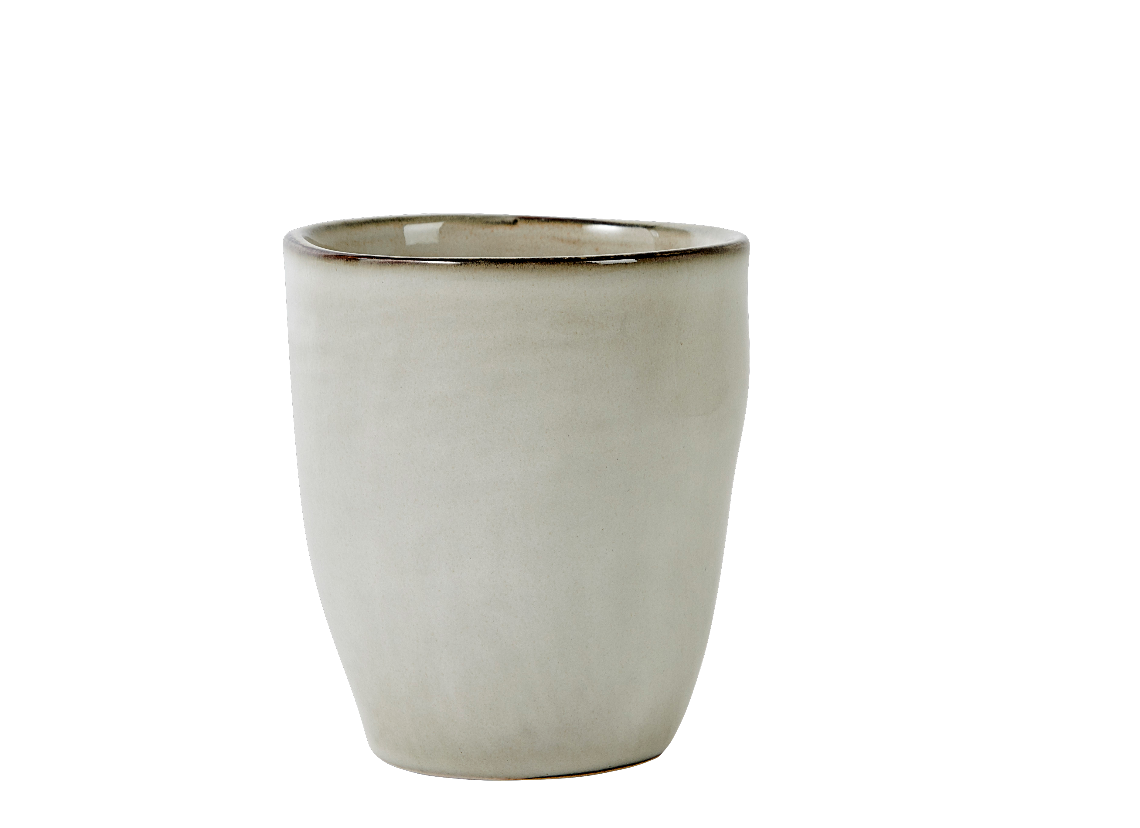 EARTH MARL Mok 20 CL crème - set van 4 H 8,5 cm - Ø 7,5 cm
