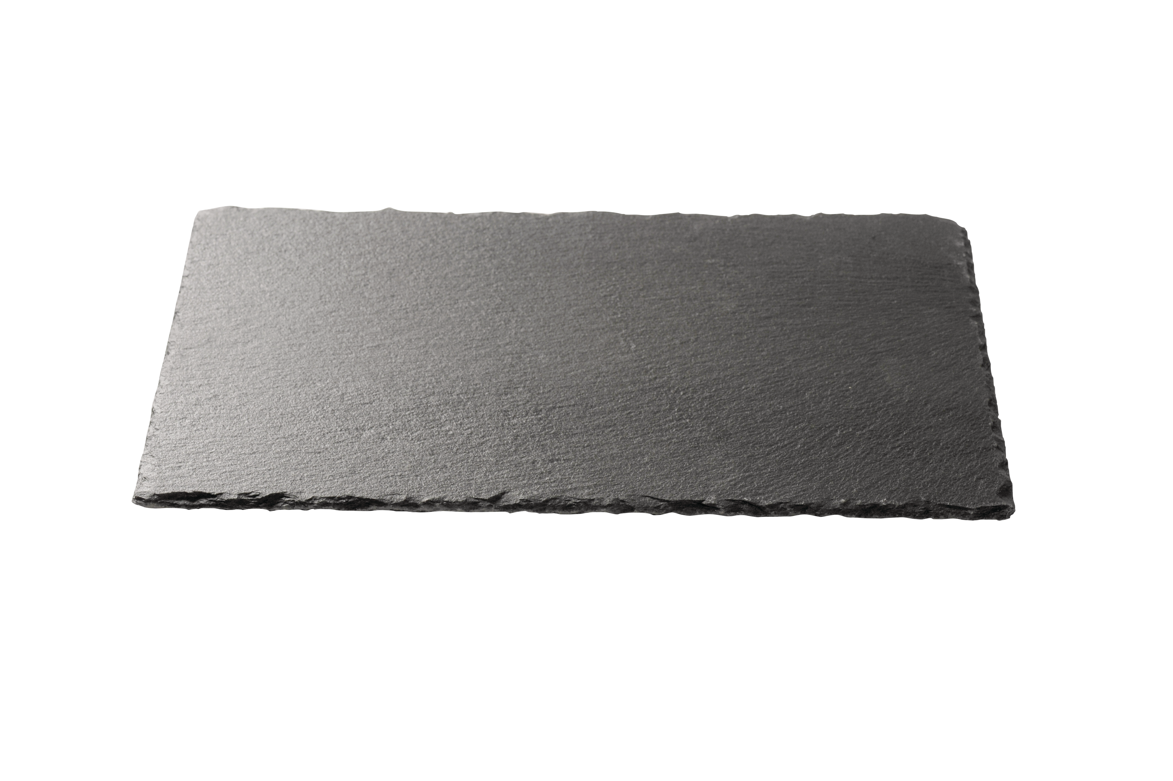 SLATE Bord zwart - set van 4 B 30 x L 20 cm
