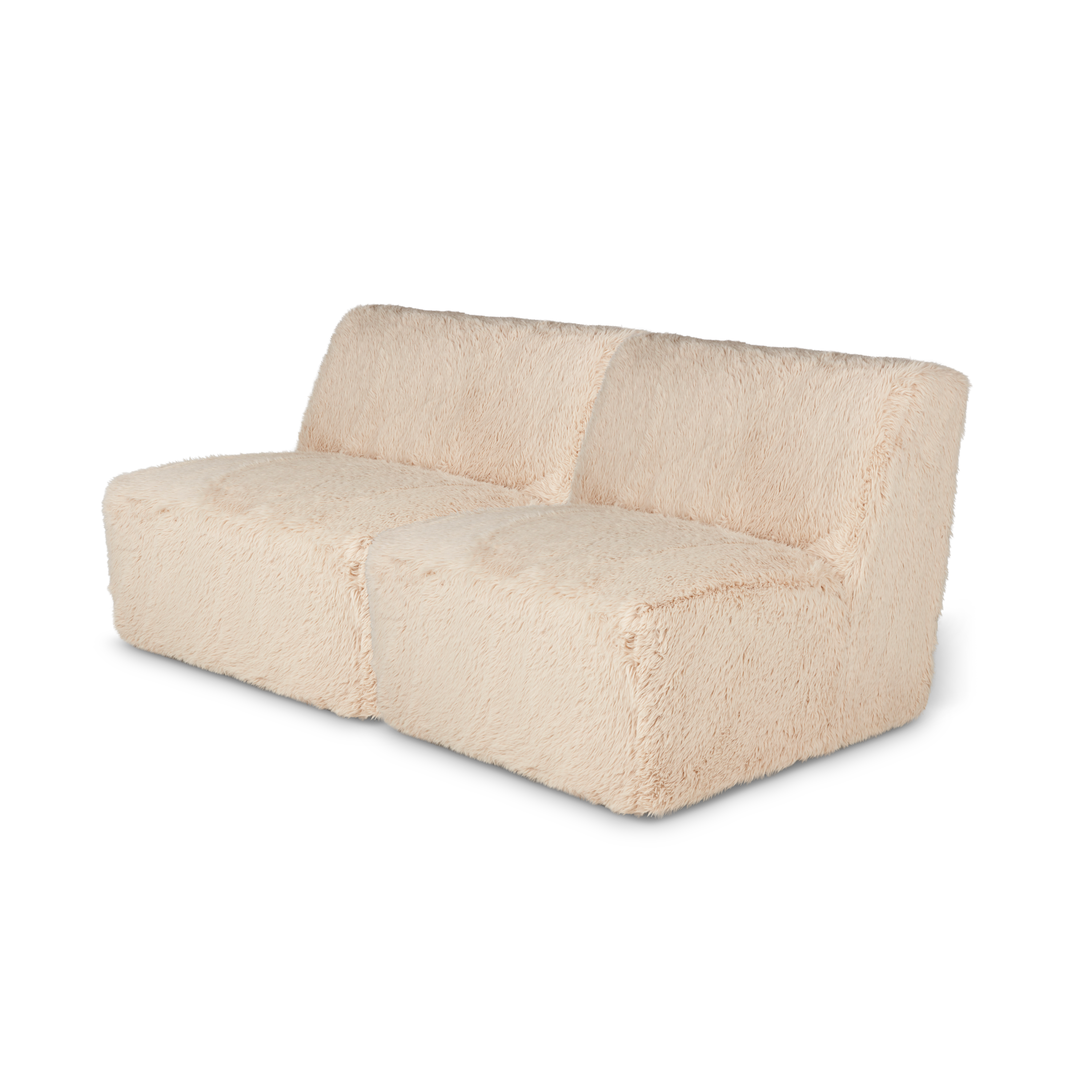 CHARLIE Zetel beigeH 72 x B 77 x D 87 cm