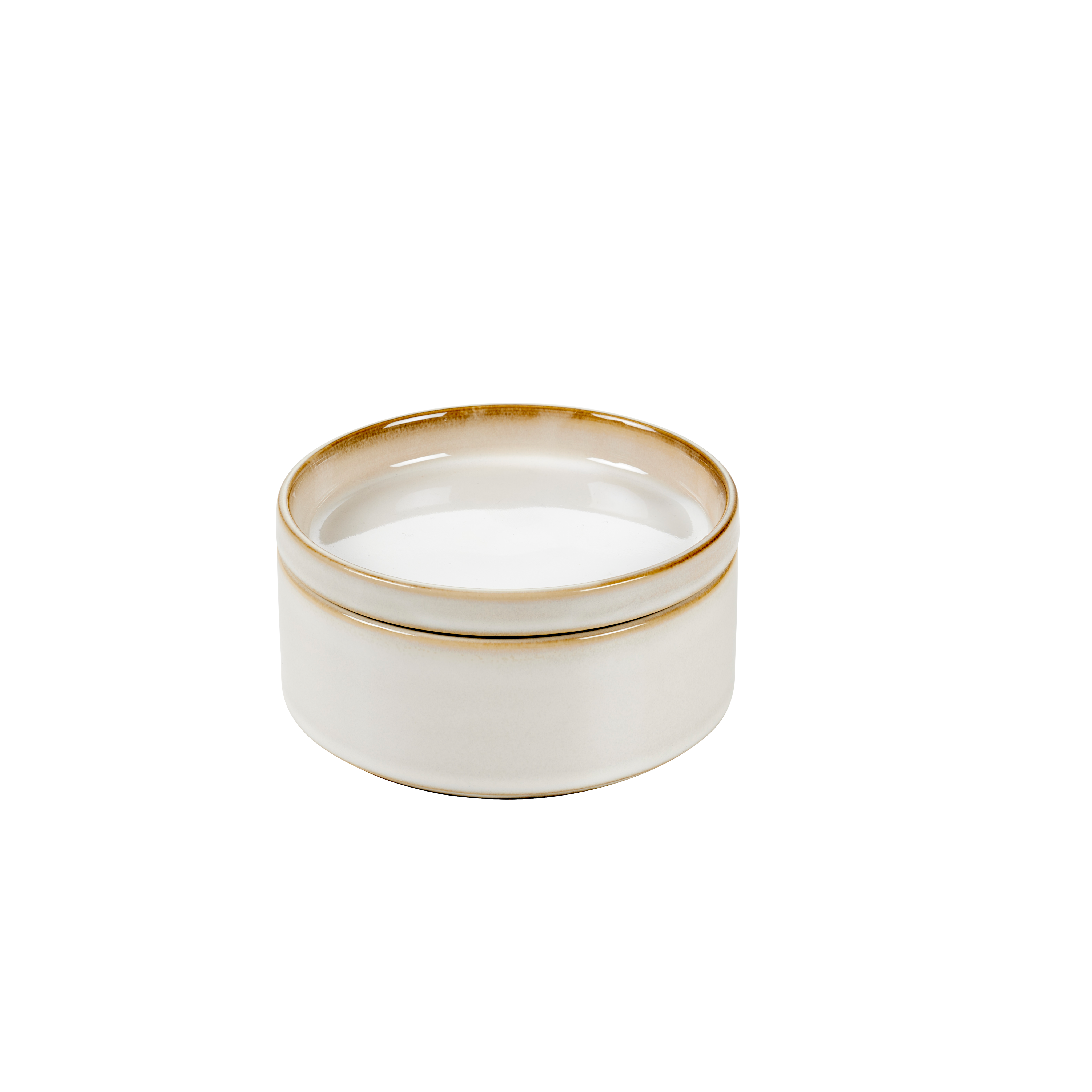 MINERAL MARBLE Bowl 35 CL wit - set van 4 H 5 cm - Ø 12,7 cm