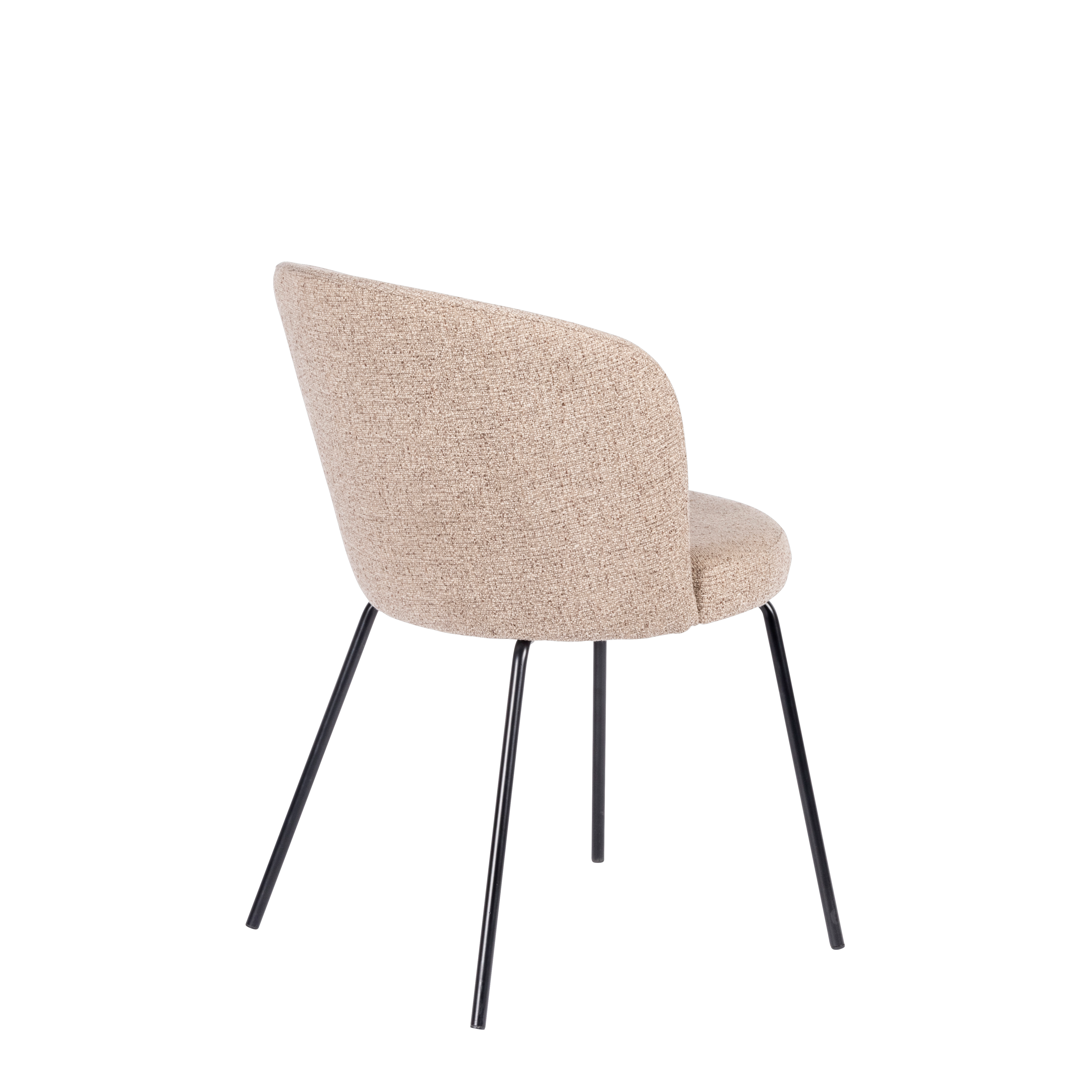 OLIVIER Eetkamerstoel beigeH 77 x B 46 x D 43 cm