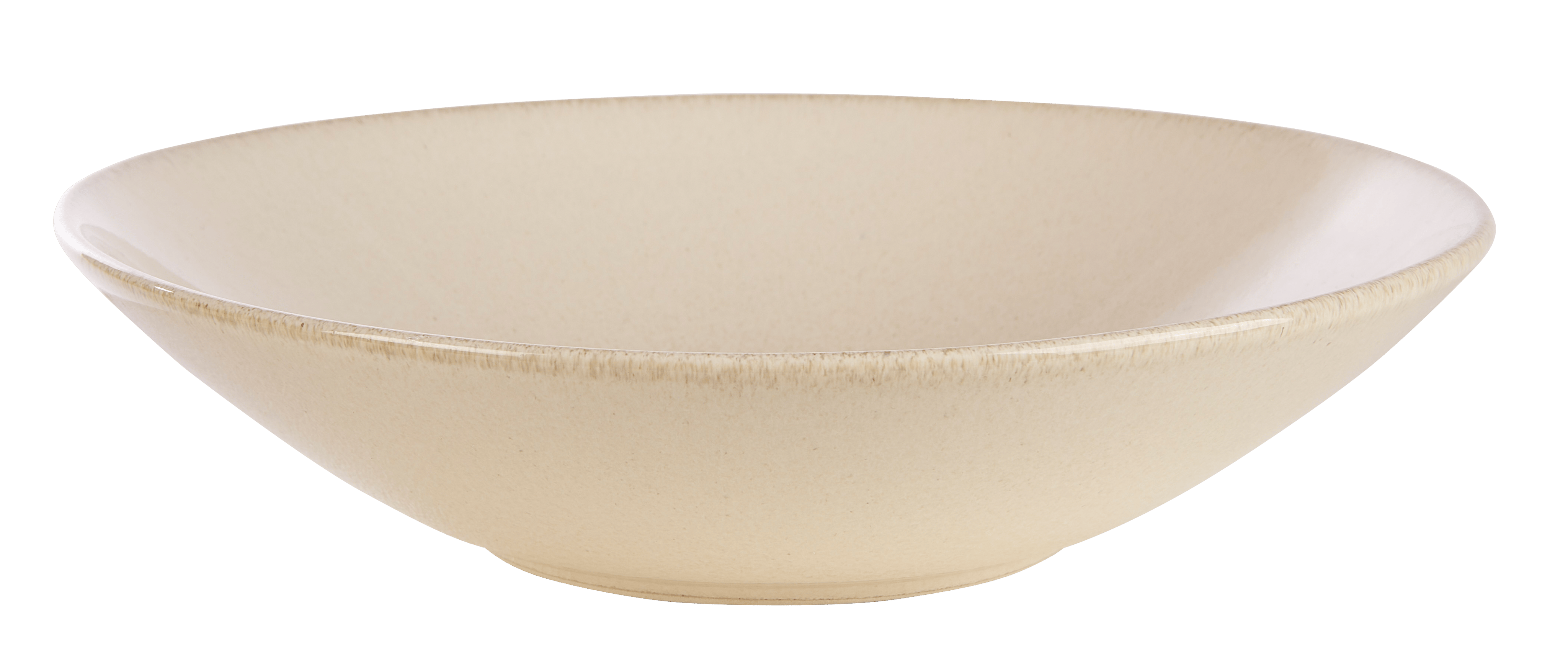 TOKO SAND Diep bord beige - set van 4 Ø 23 cm