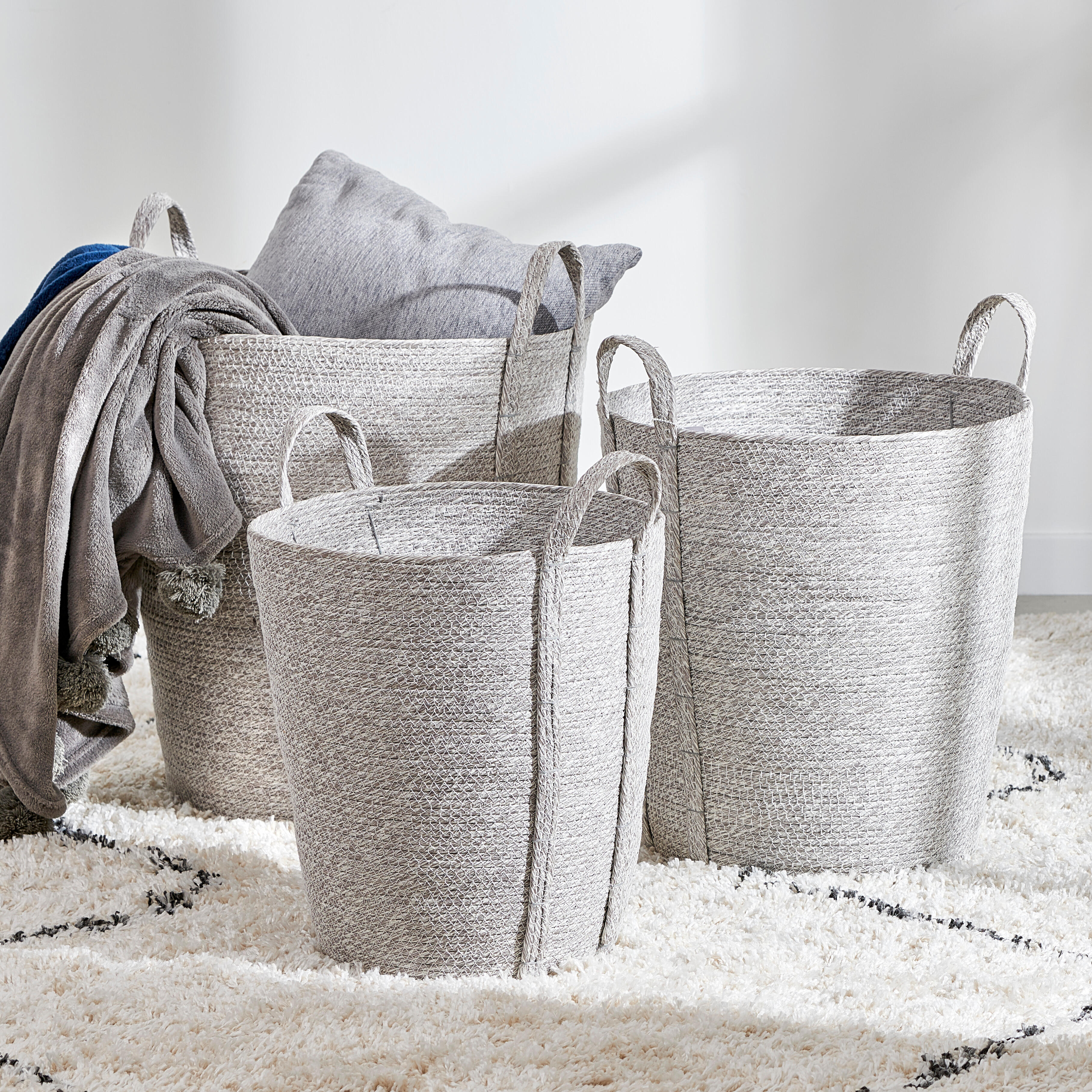 SYMPLICITY Mand lichtgrijsH 49 cm - Ø 45 cm - CASA