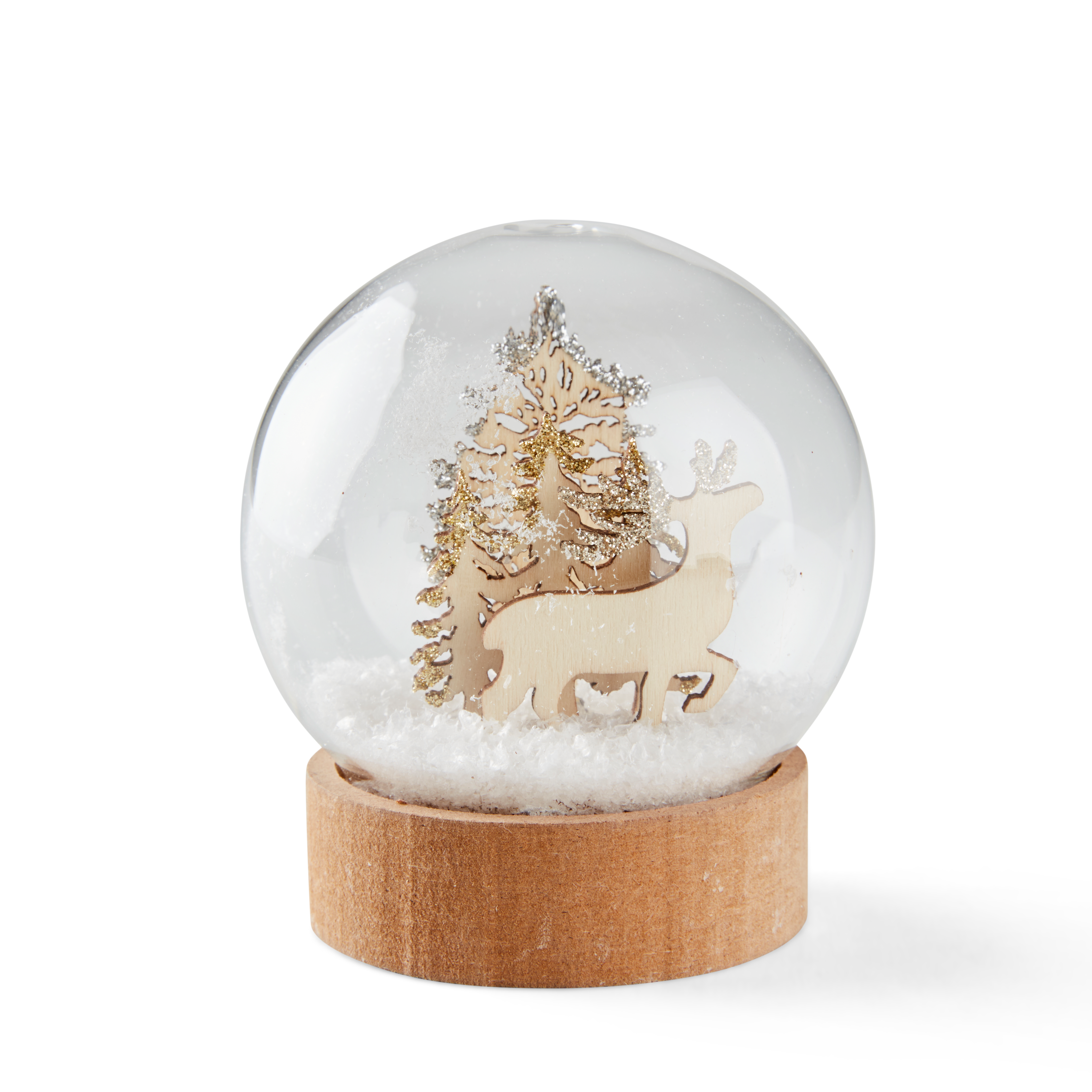 SNOWIE Sneeuwbal met led naturelH 10 cm - Ø 8 cm