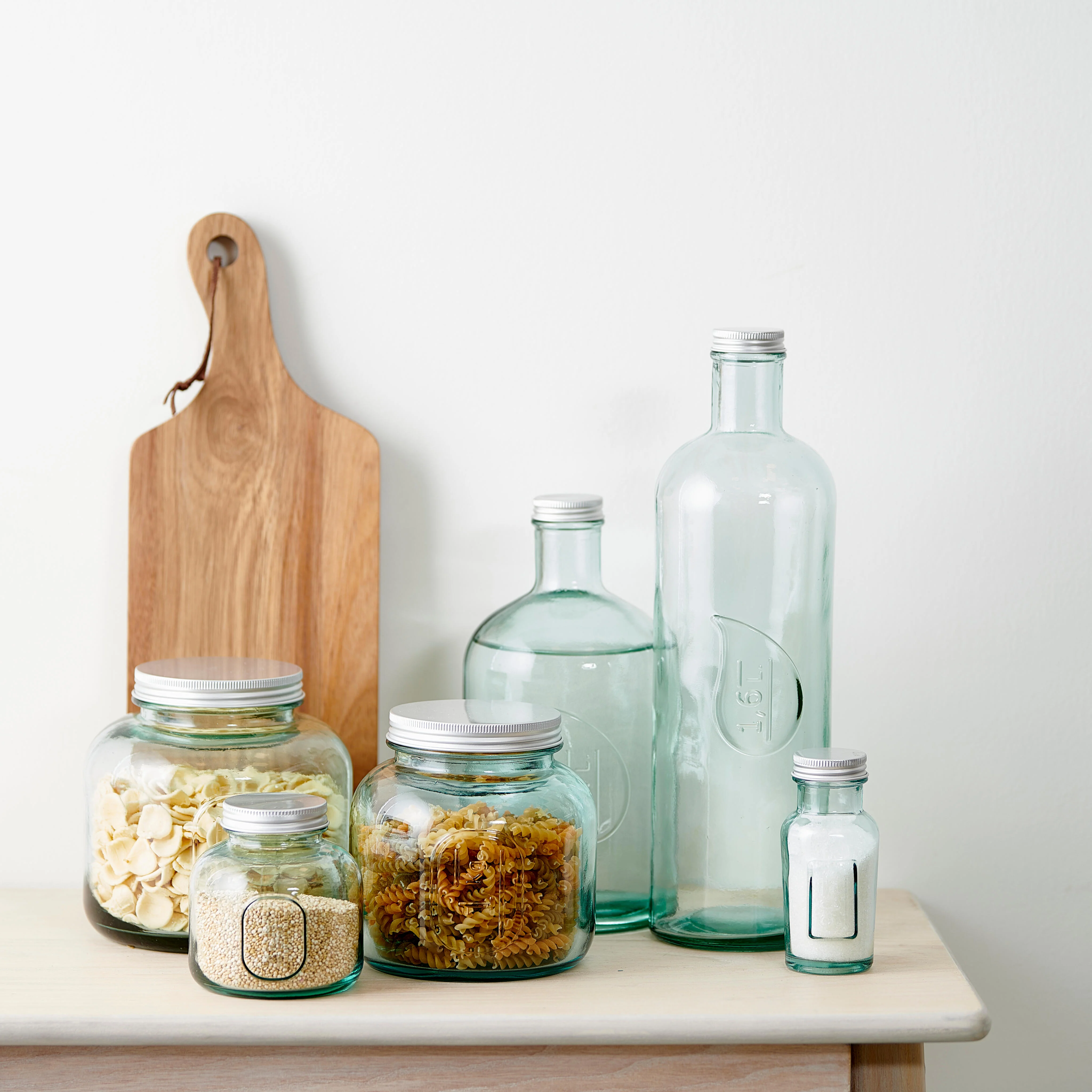 CAPACITY Fles 1,6 L transparantH 33 cm - Ø 10 cm