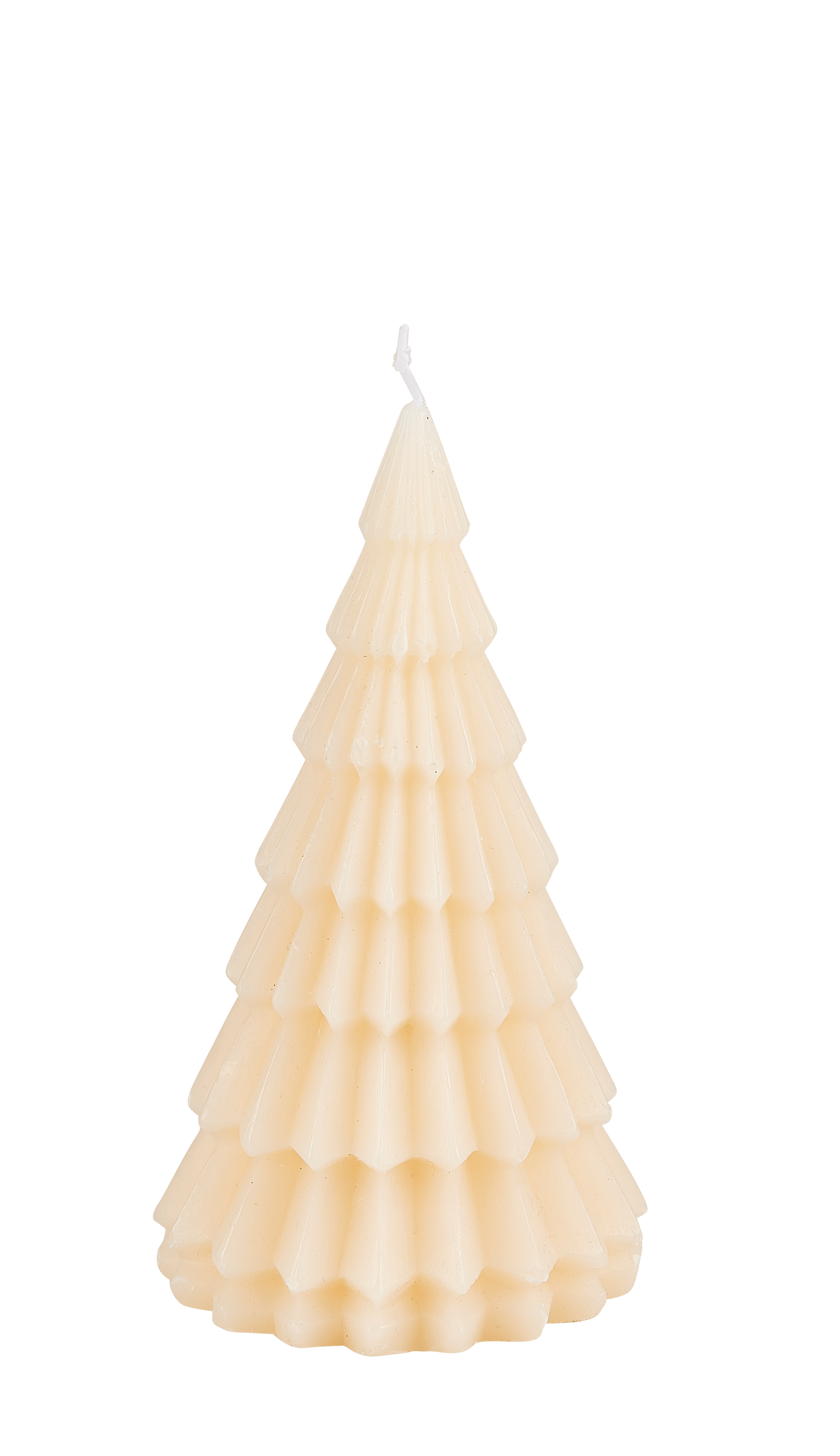 TREE Kaars ivoorH 14 cm - Ø 8 cm