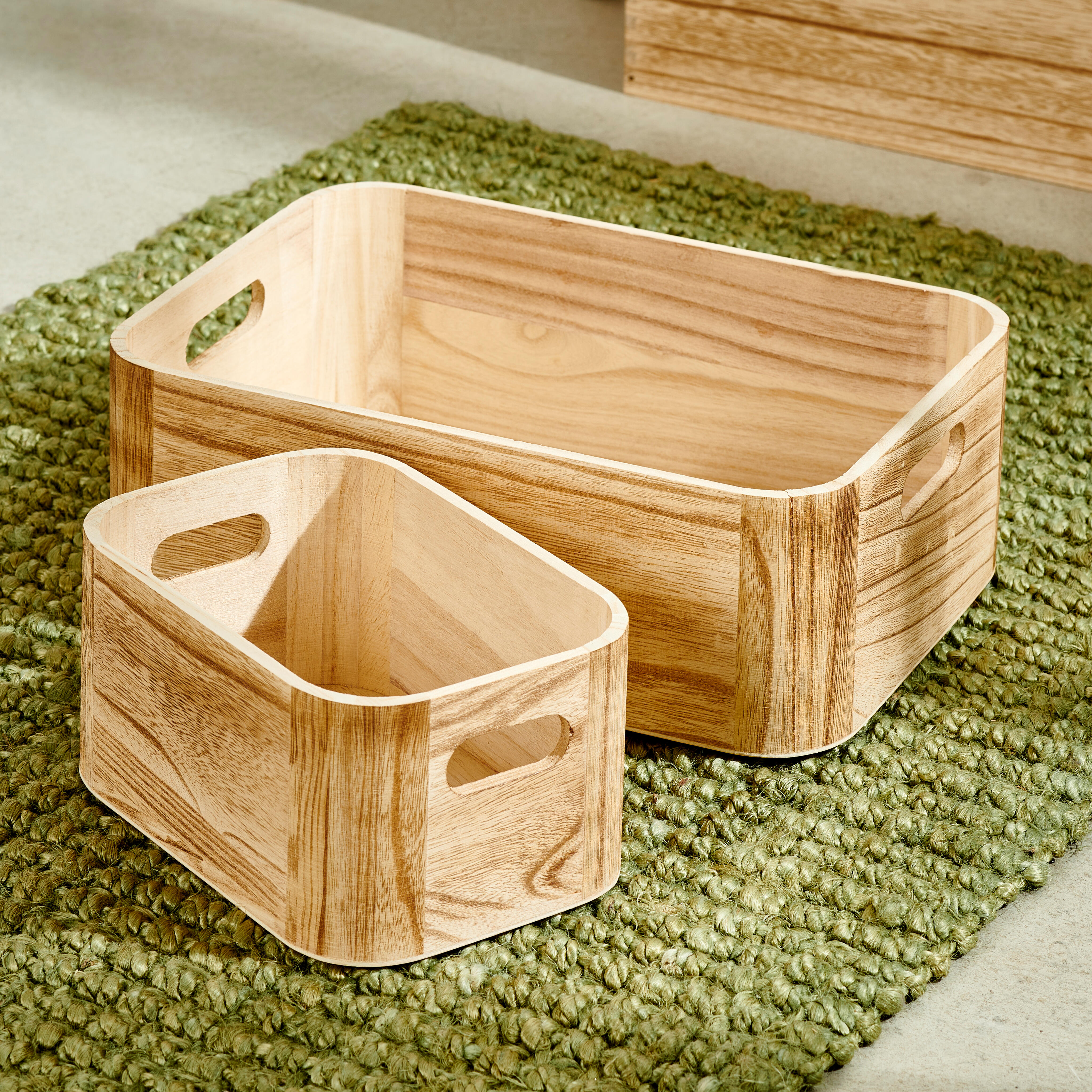 LIGNO Kratje naturelH 12 x B 36 x D 26 cm - CASA