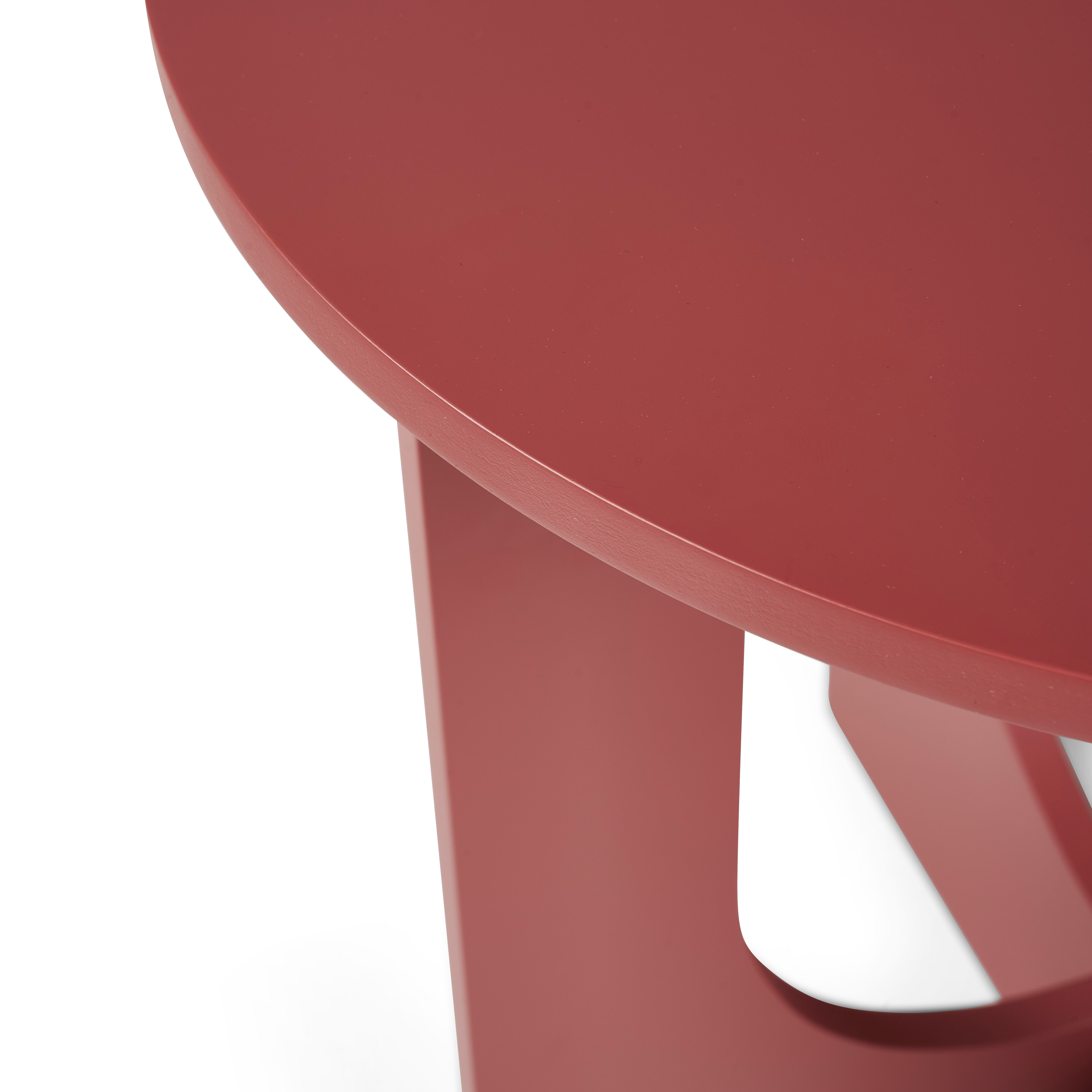 TERRA Bijzettafel terracottaH 40 x B 40 x D 40 cm - Ø 40 cm