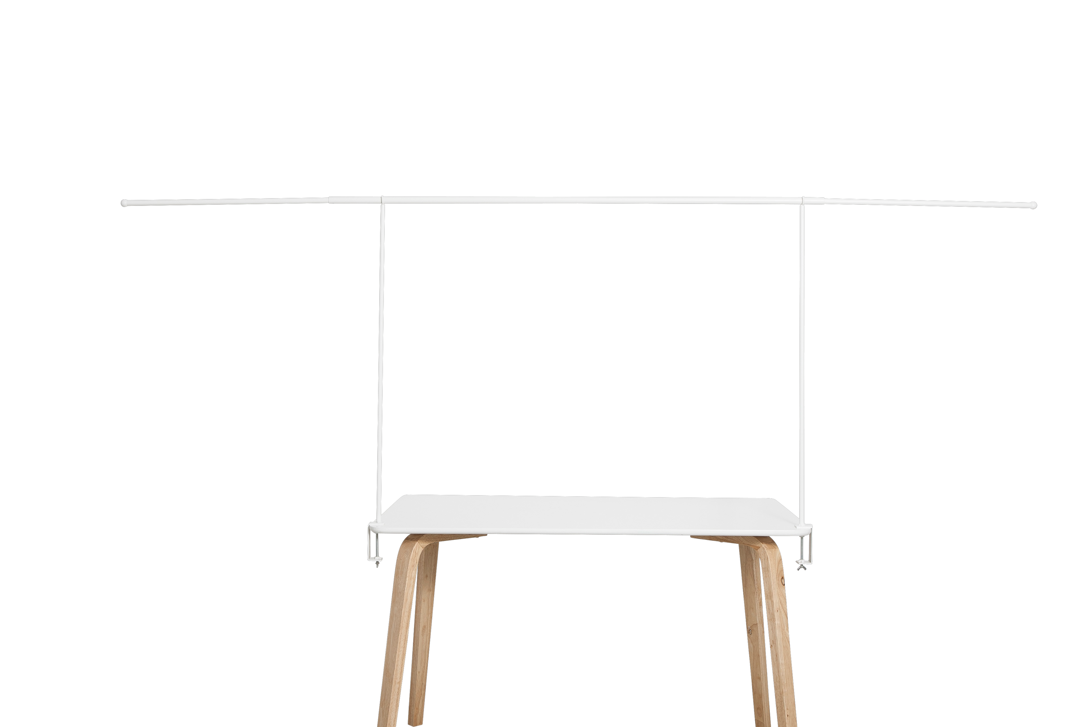 Tafelklem uitrek. 140-250 cm witH 90 x B 140 x D 5 cm